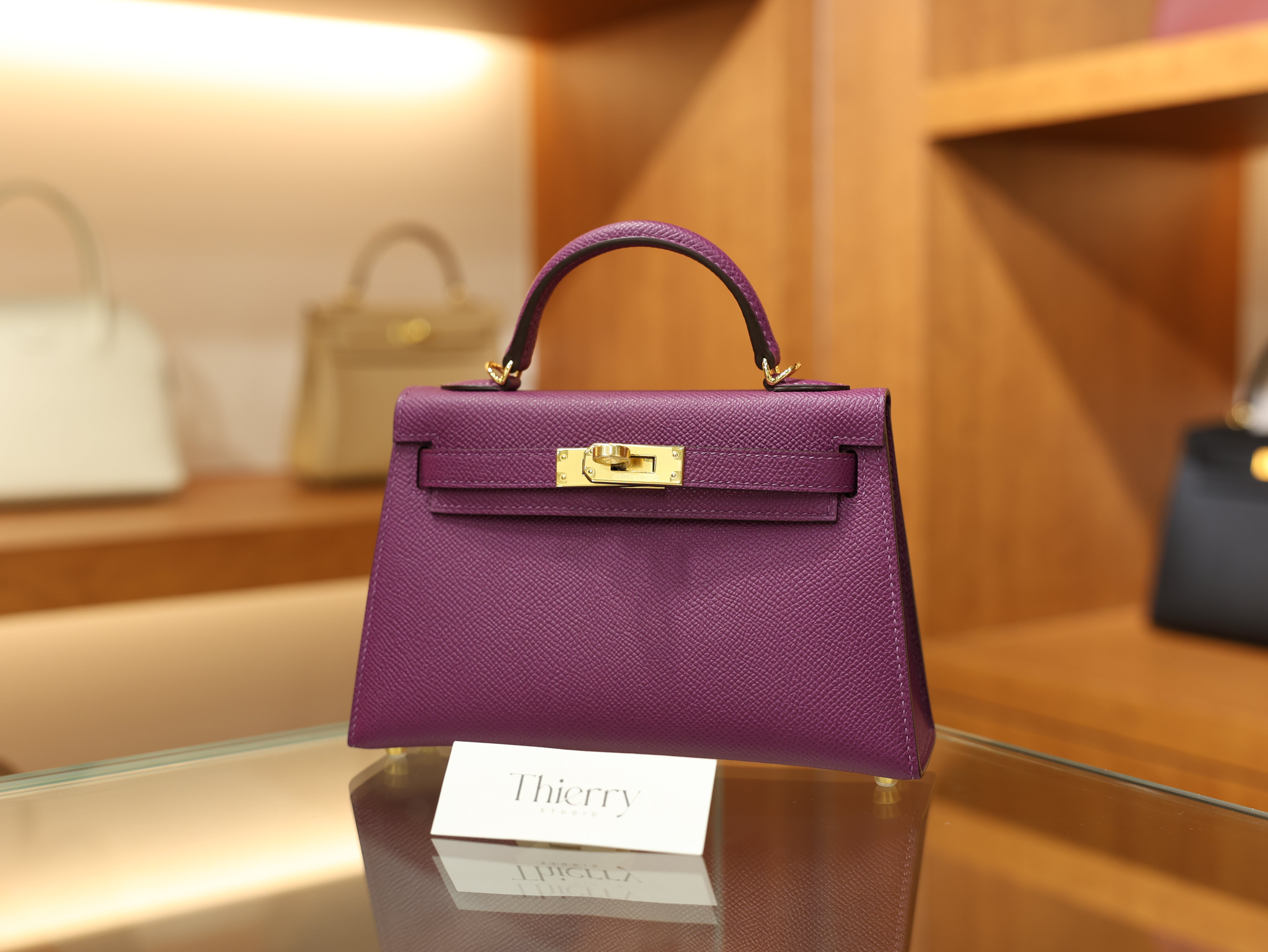 미니 켈리 앱송 아네모네 금장