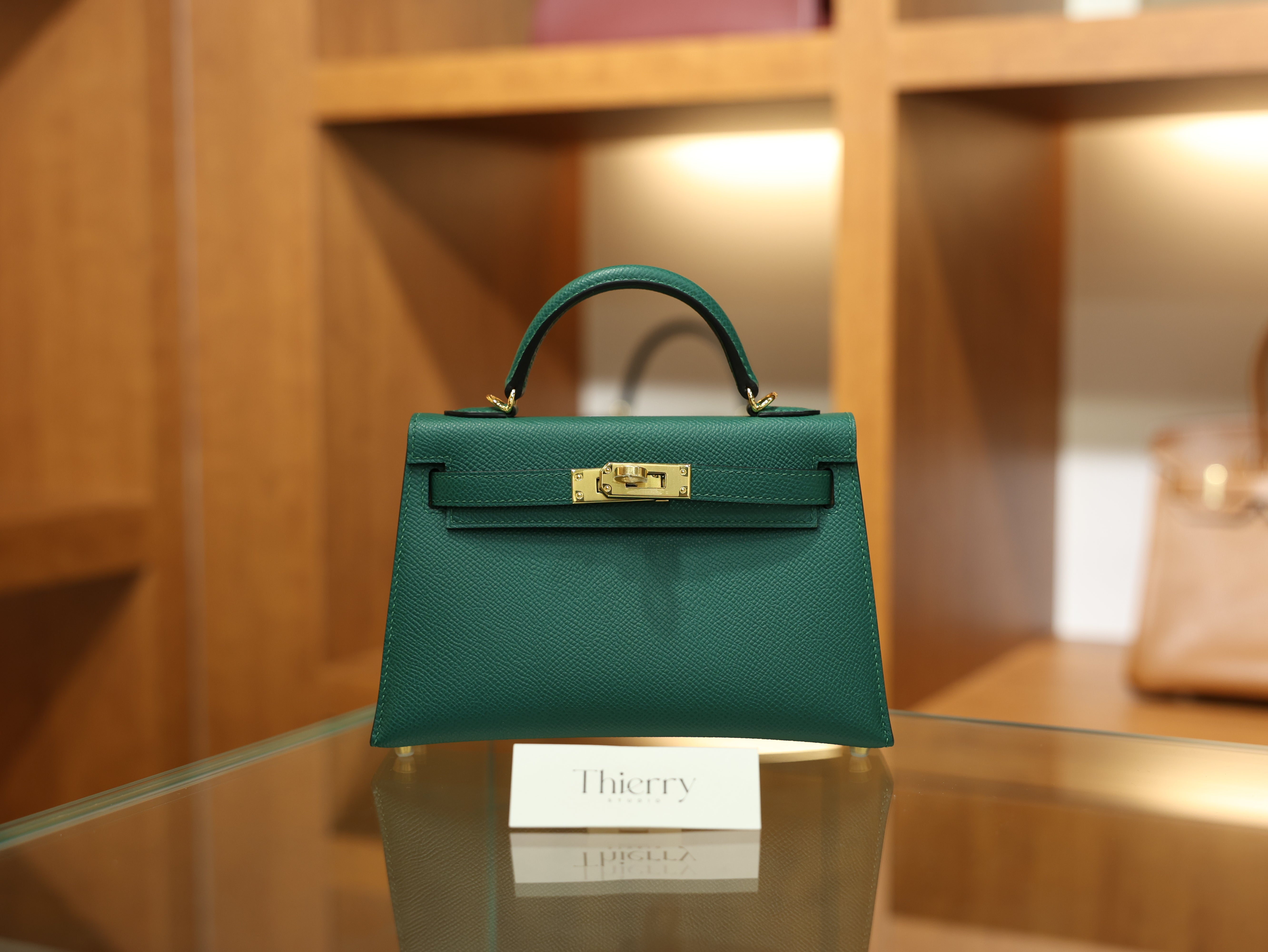 미니 켈리 앱송 말라카이트 금장