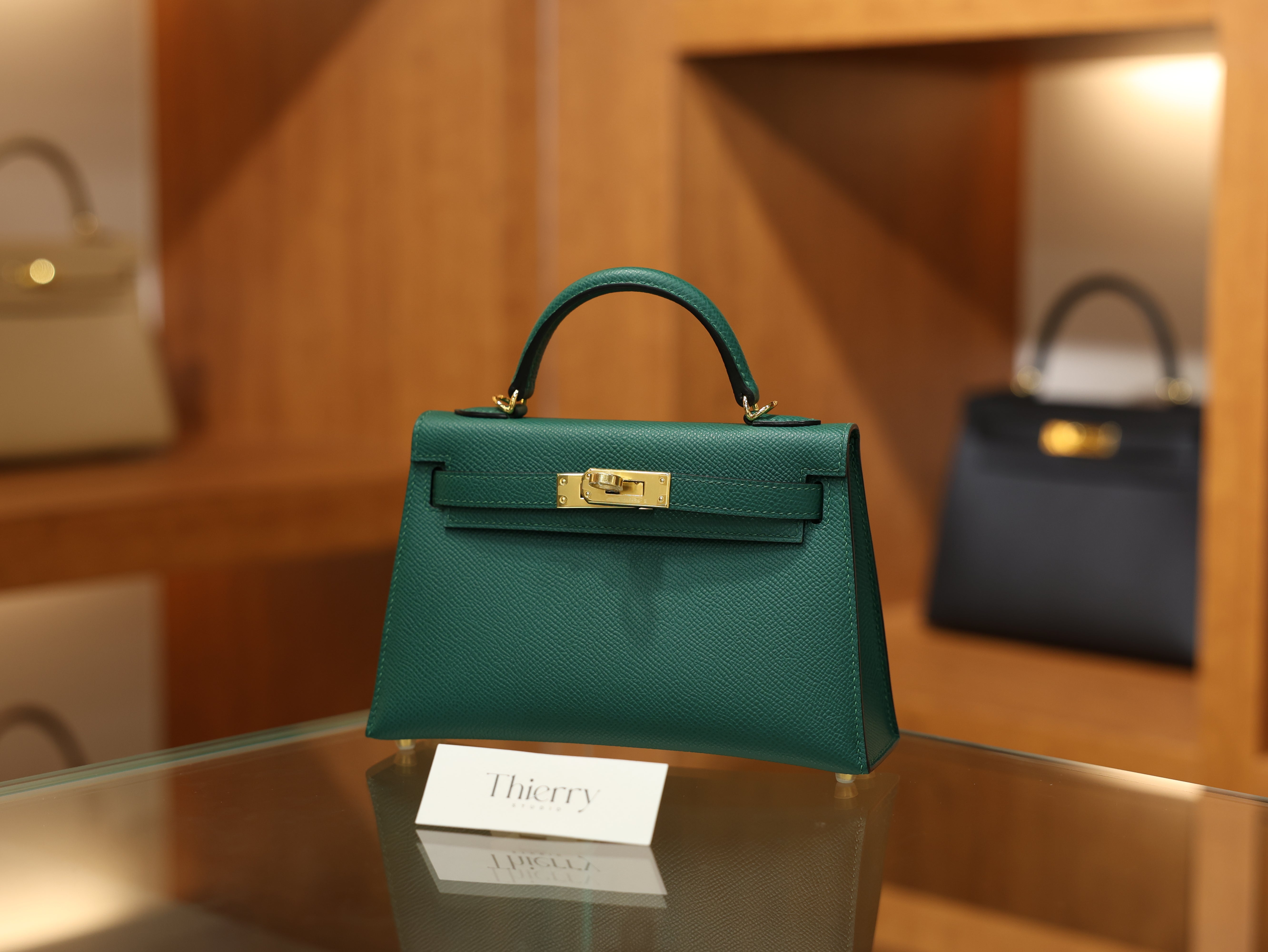 미니 켈리 앱송 말라카이트 금장