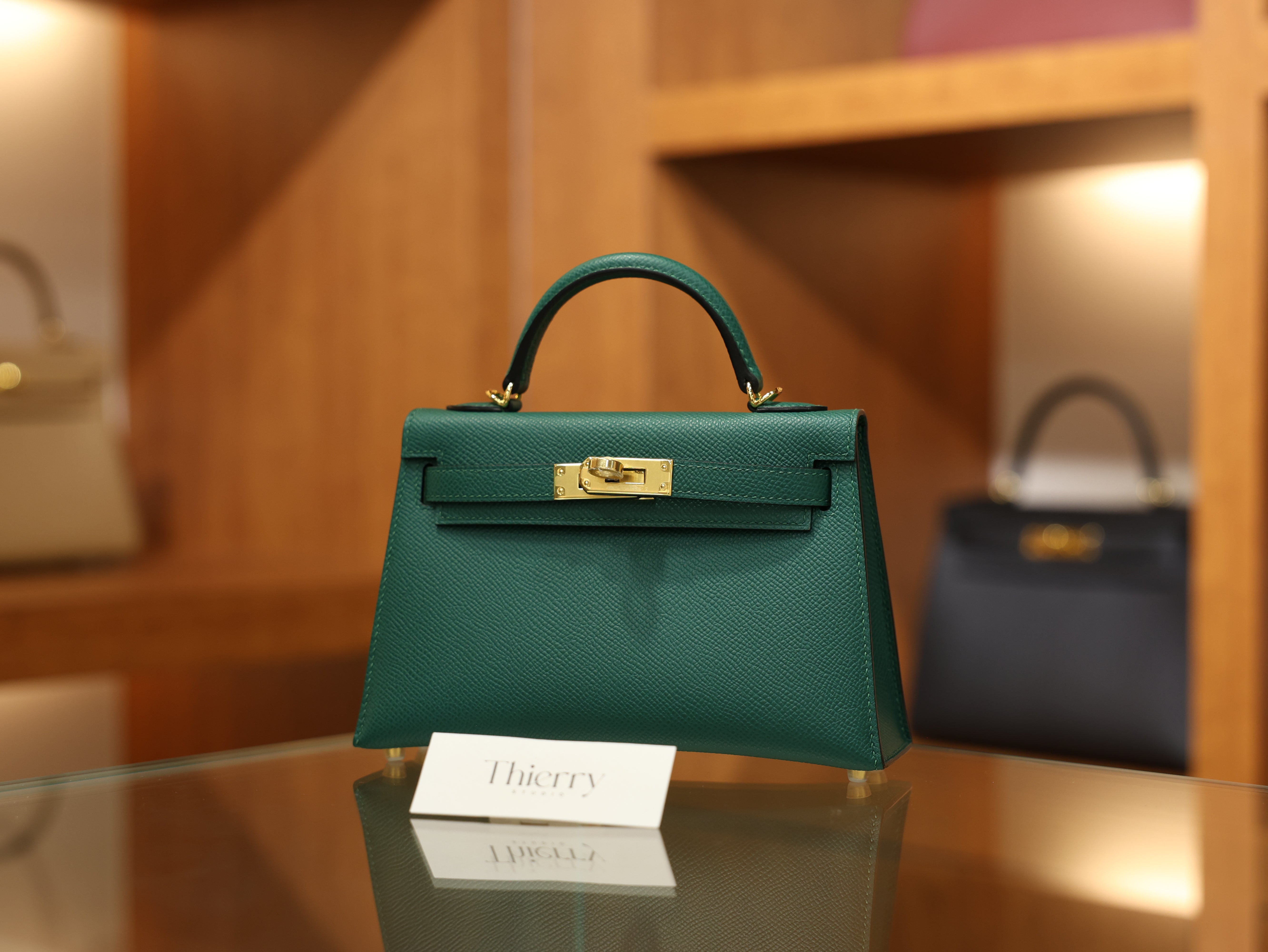 미니 켈리 앱송 말라카이트 금장