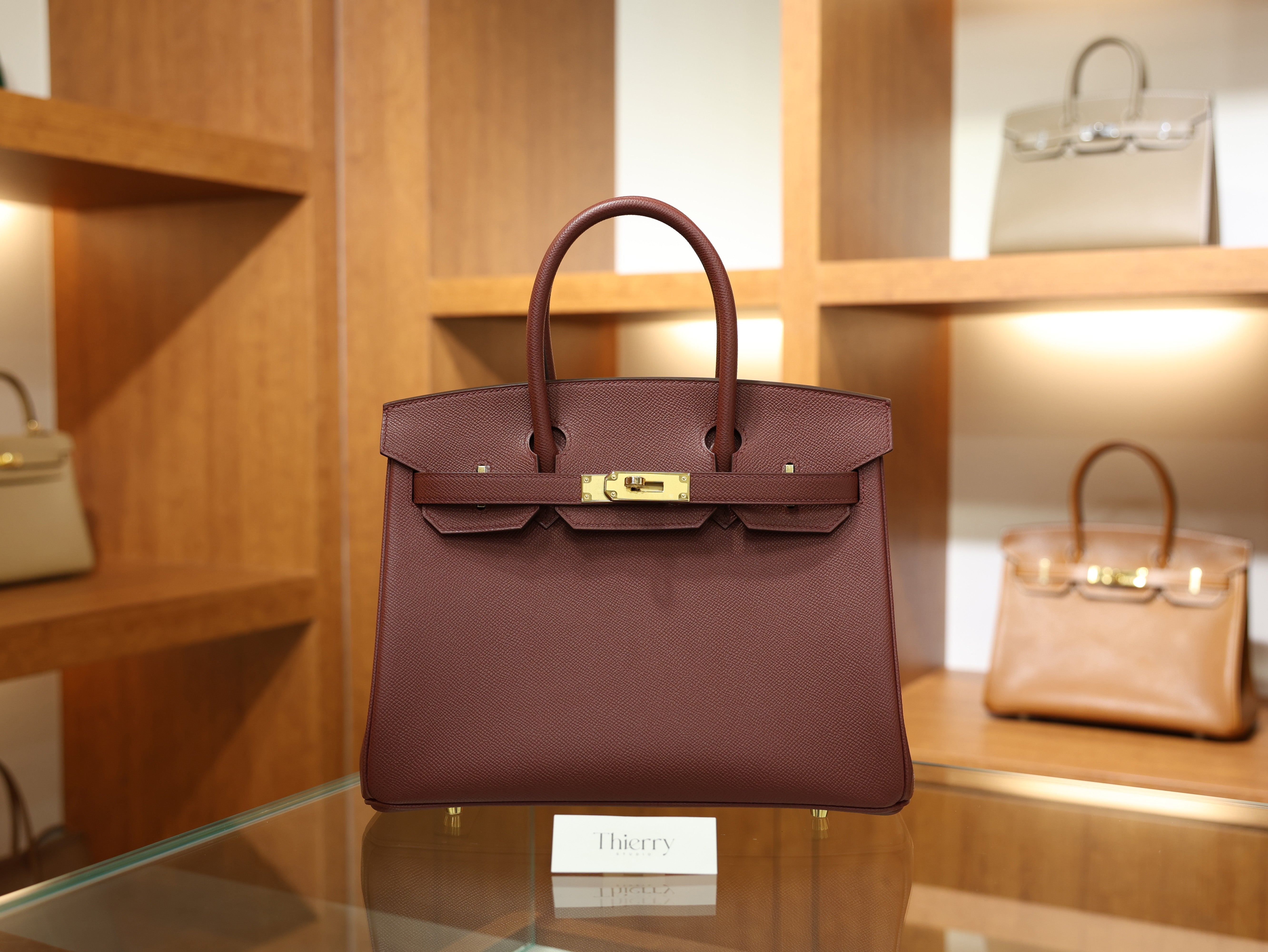 버킨 30 앱송 르투르네 루즈아쉬 금장