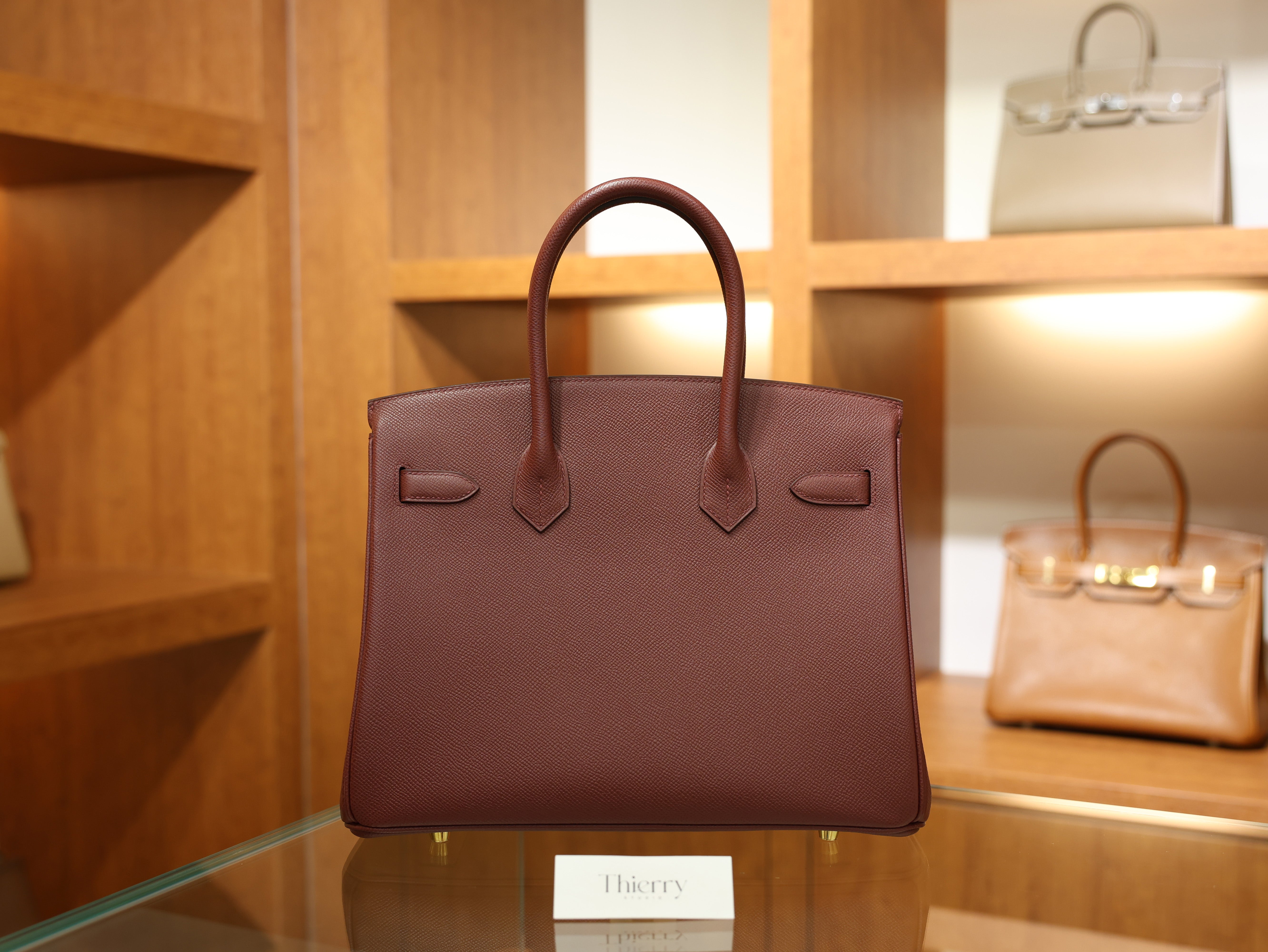 버킨 30 앱송 르투르네 루즈아쉬 금장