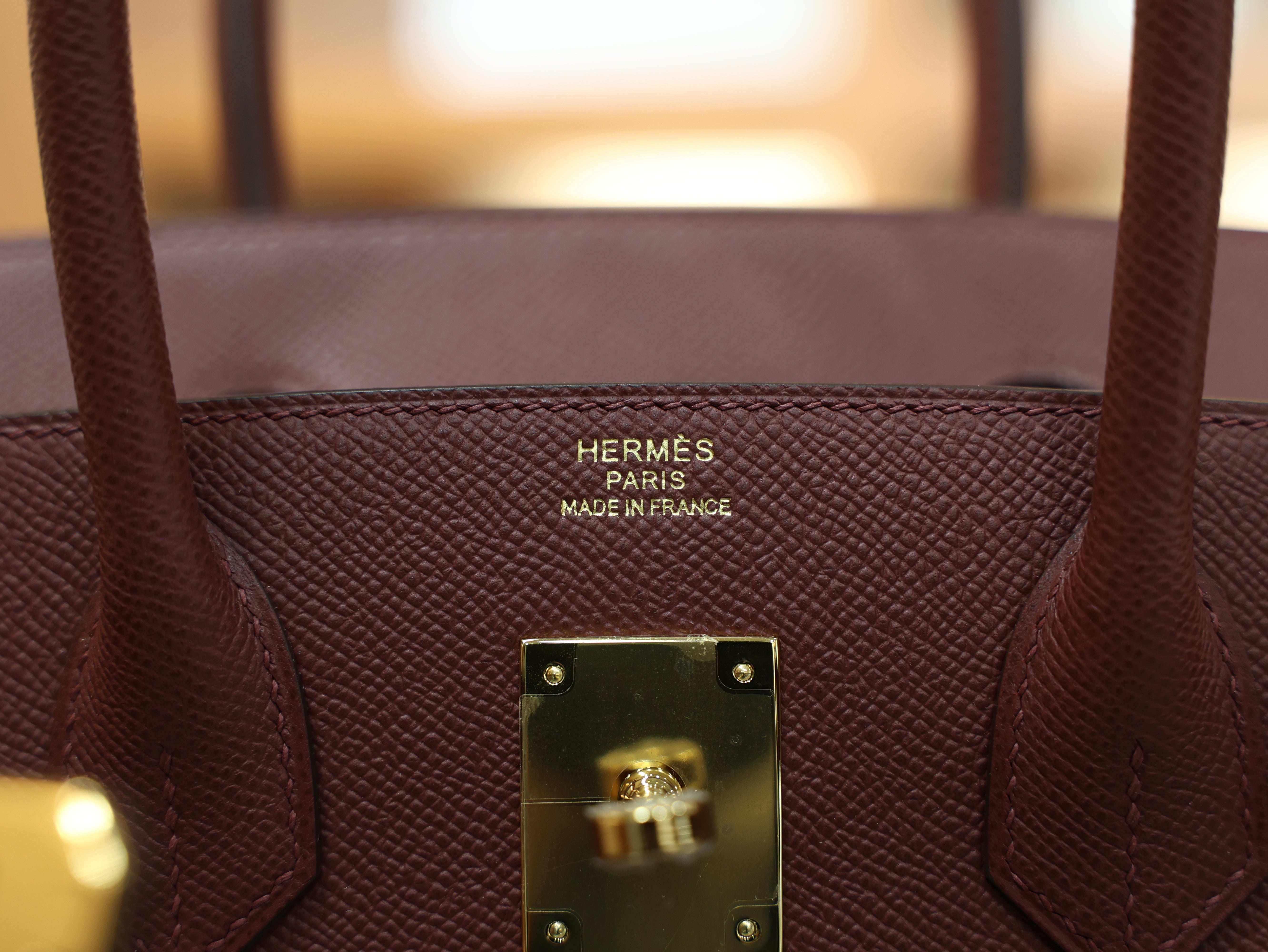 버킨 30 앱송 르투르네 루즈아쉬 금장