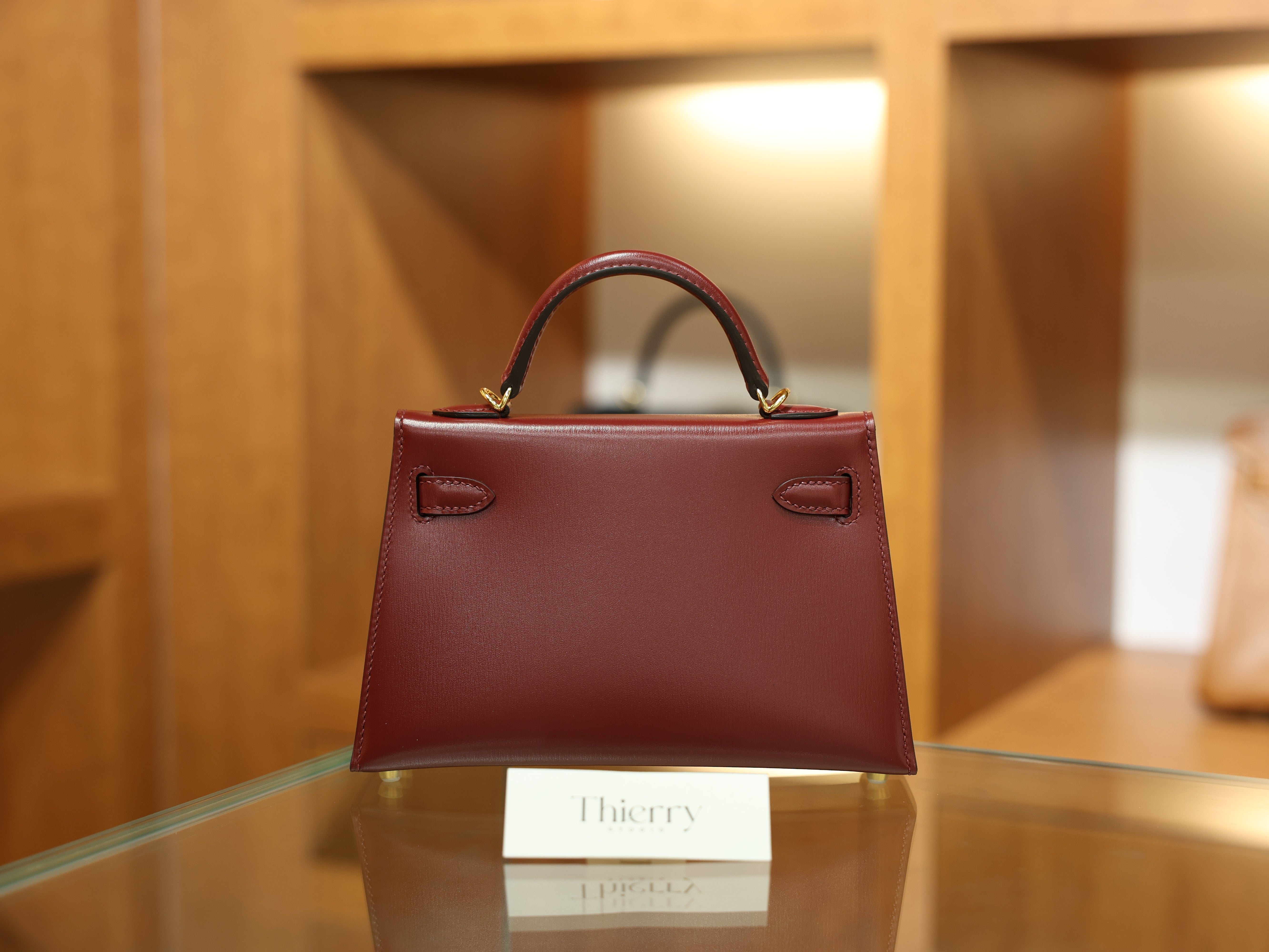 미니 켈리 복스 루즈아쉬 금장