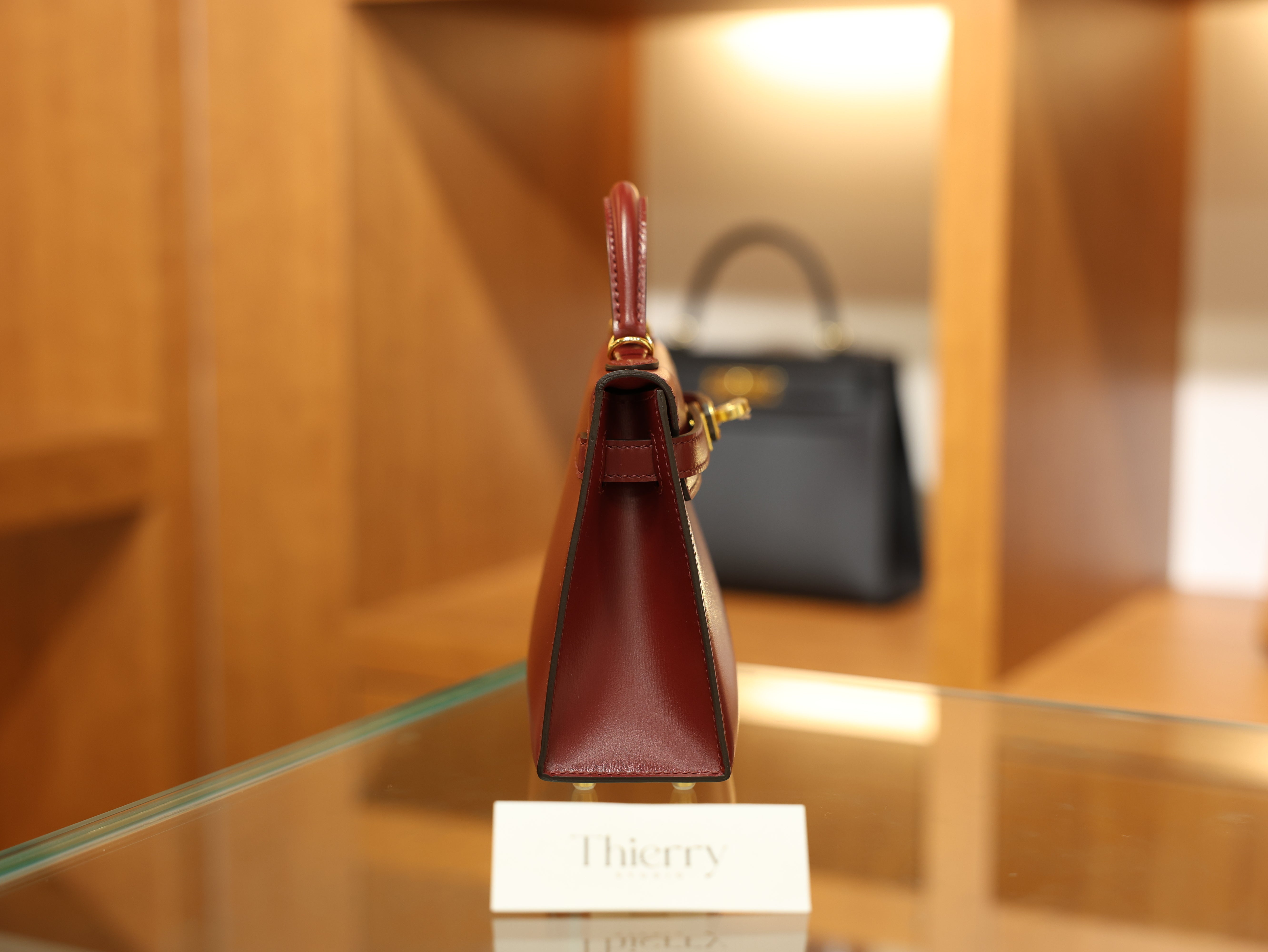 미니 켈리 복스 루즈아쉬 금장