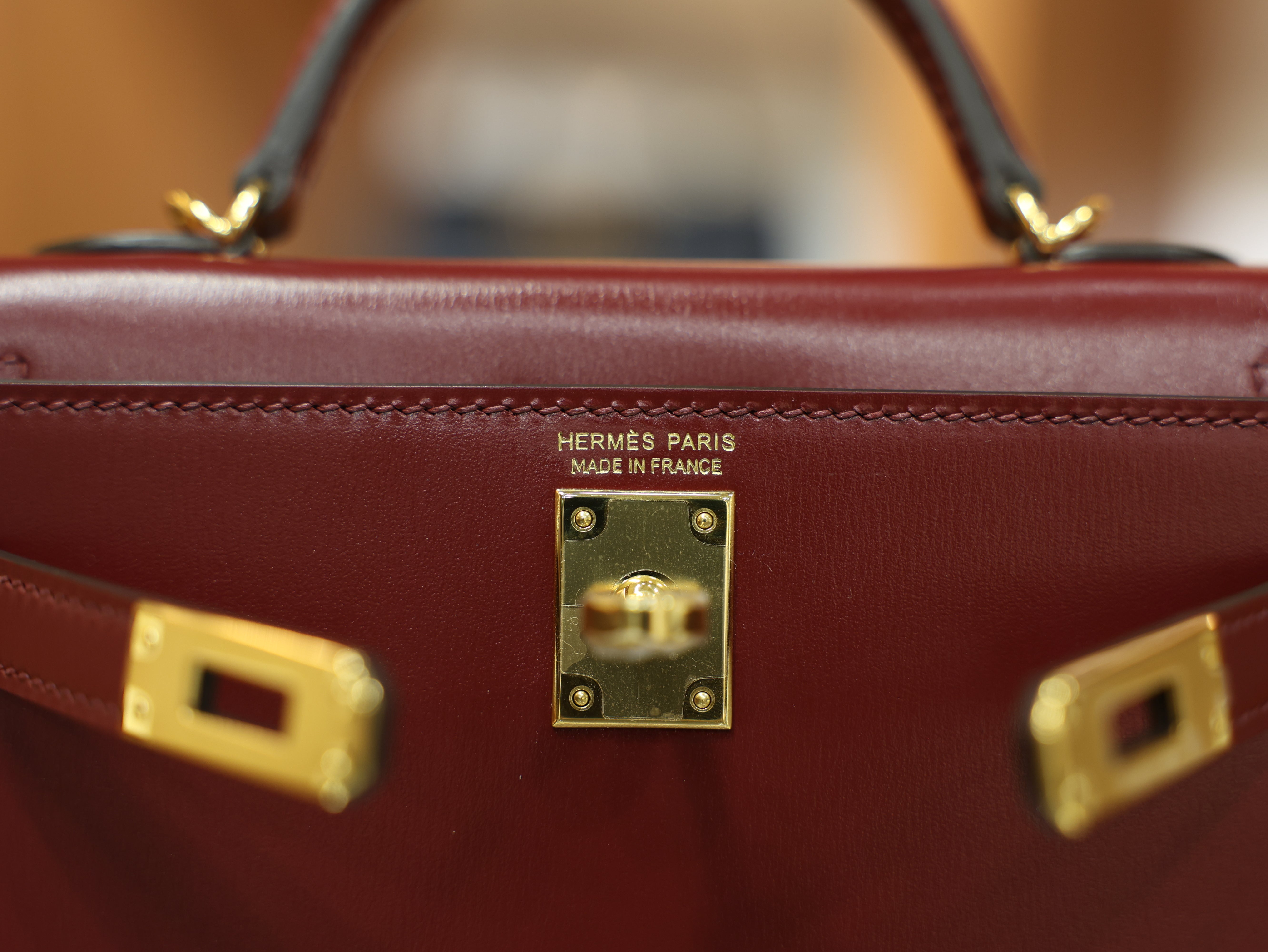 미니 켈리 복스 루즈아쉬 금장