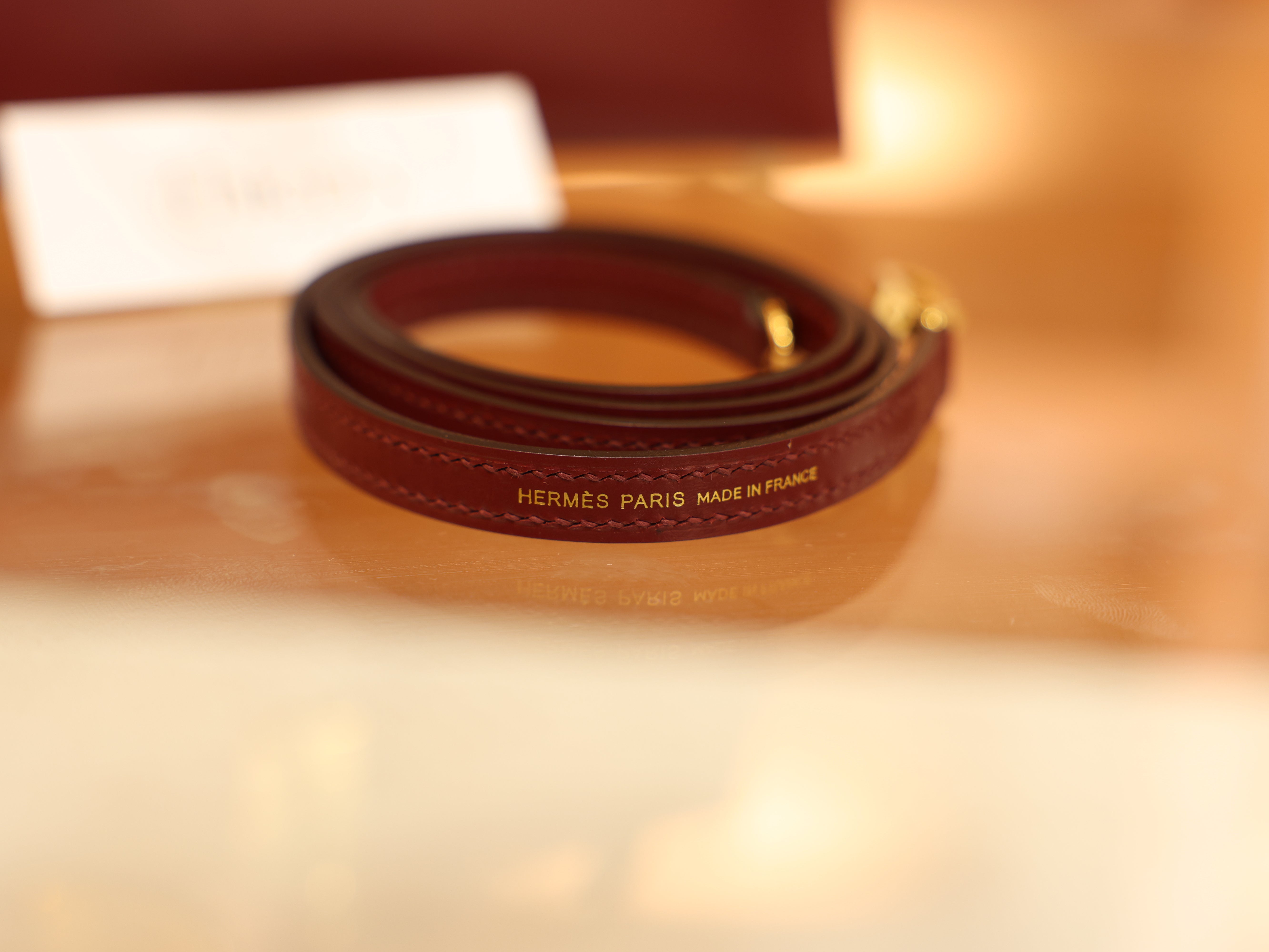 미니 켈리 복스 루즈아쉬 금장