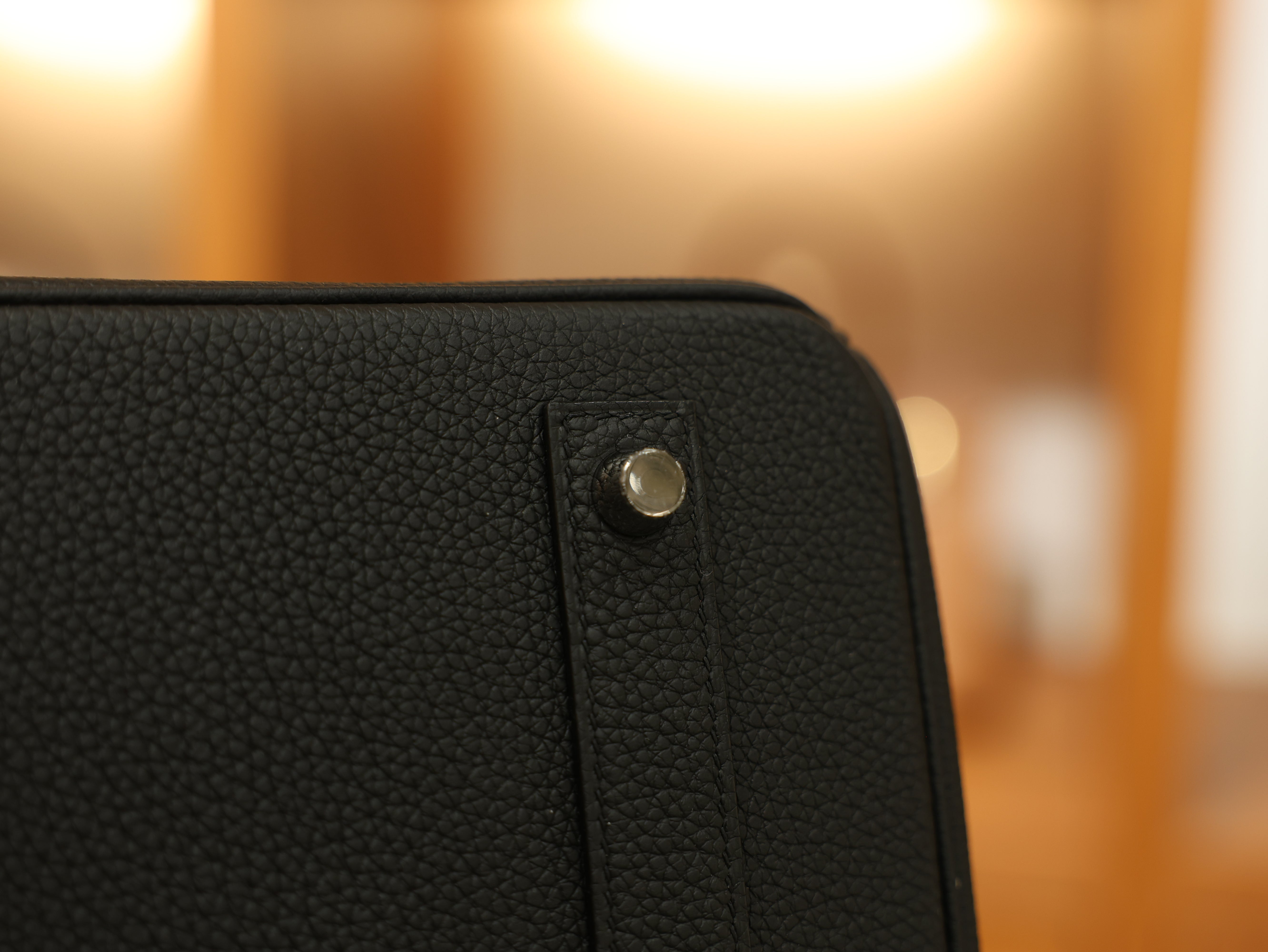 버킨 35 토고 블랙 은장