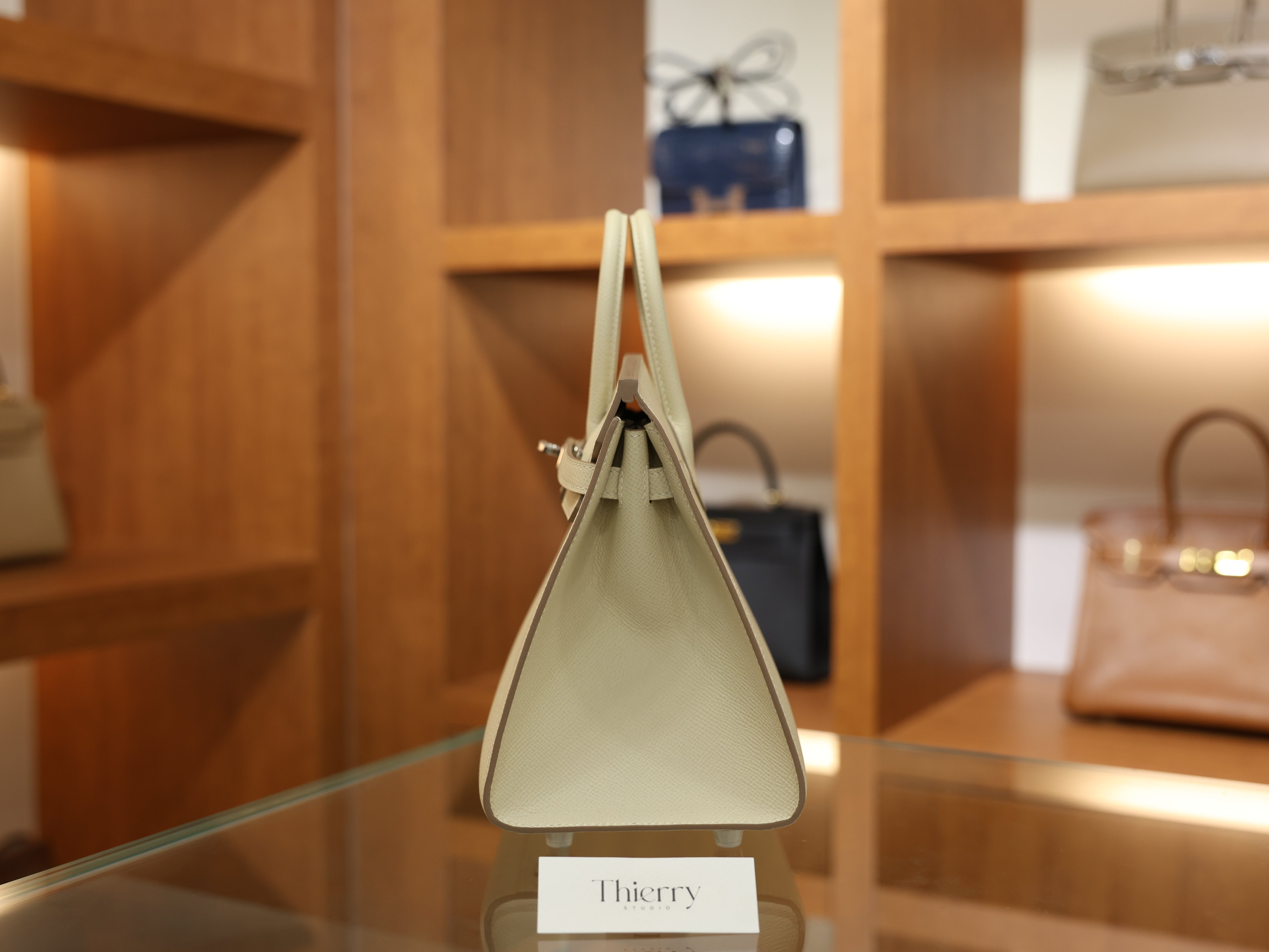 버킨 25 앱송 셀리에 끄레 은장