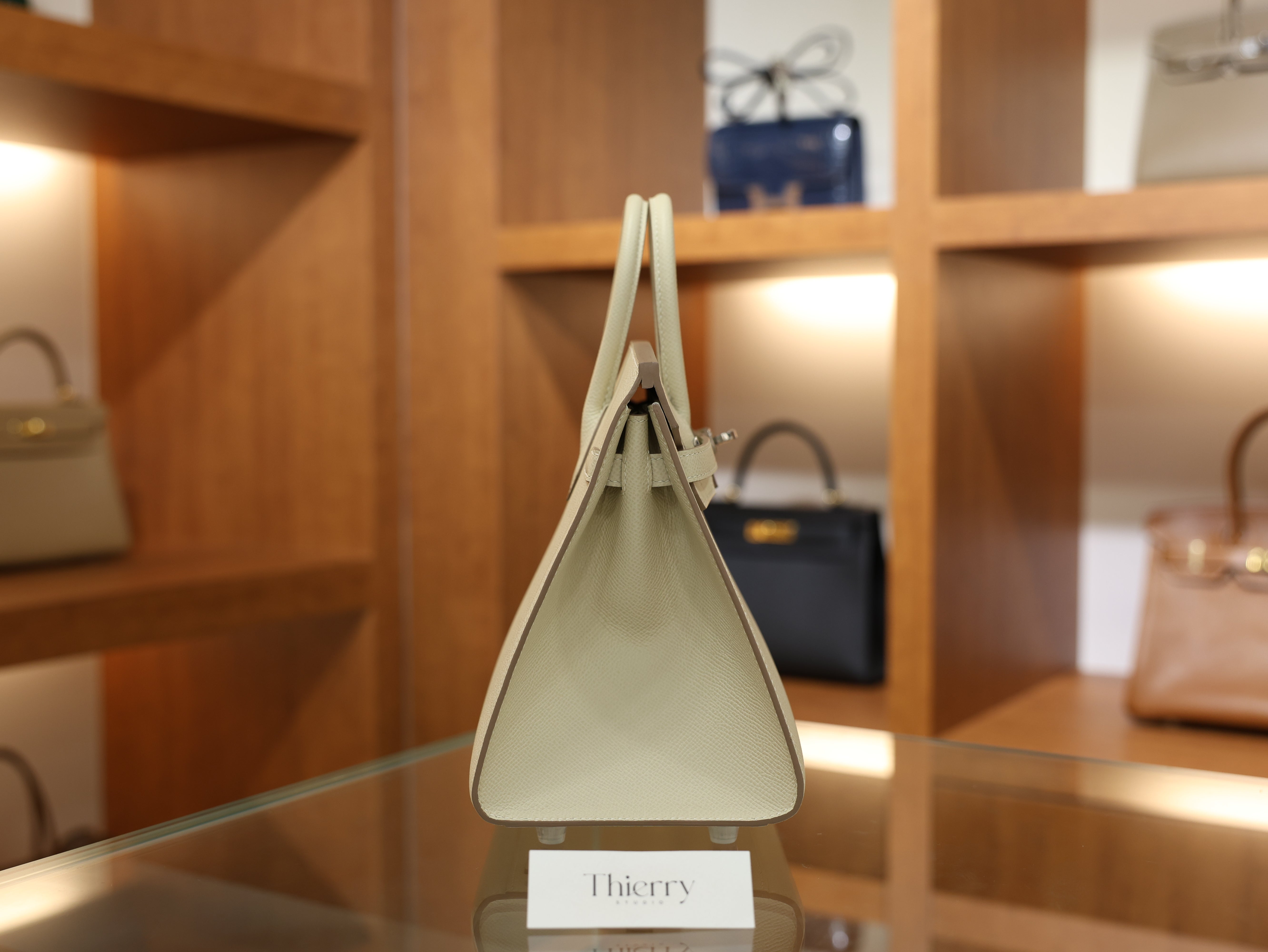 버킨 25 앱송 셀리에 끄레 은장