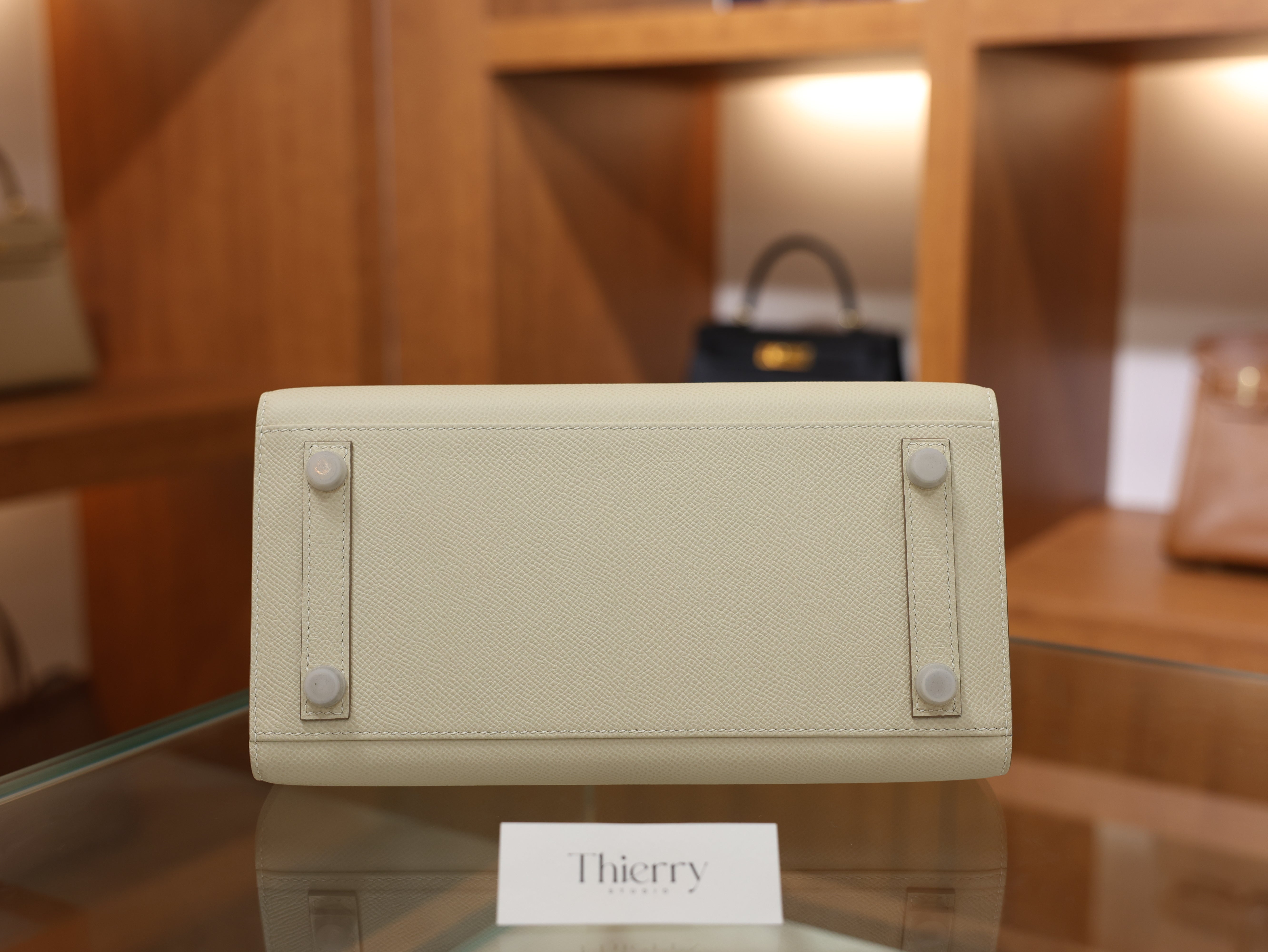 버킨 25 앱송 셀리에 끄레 은장