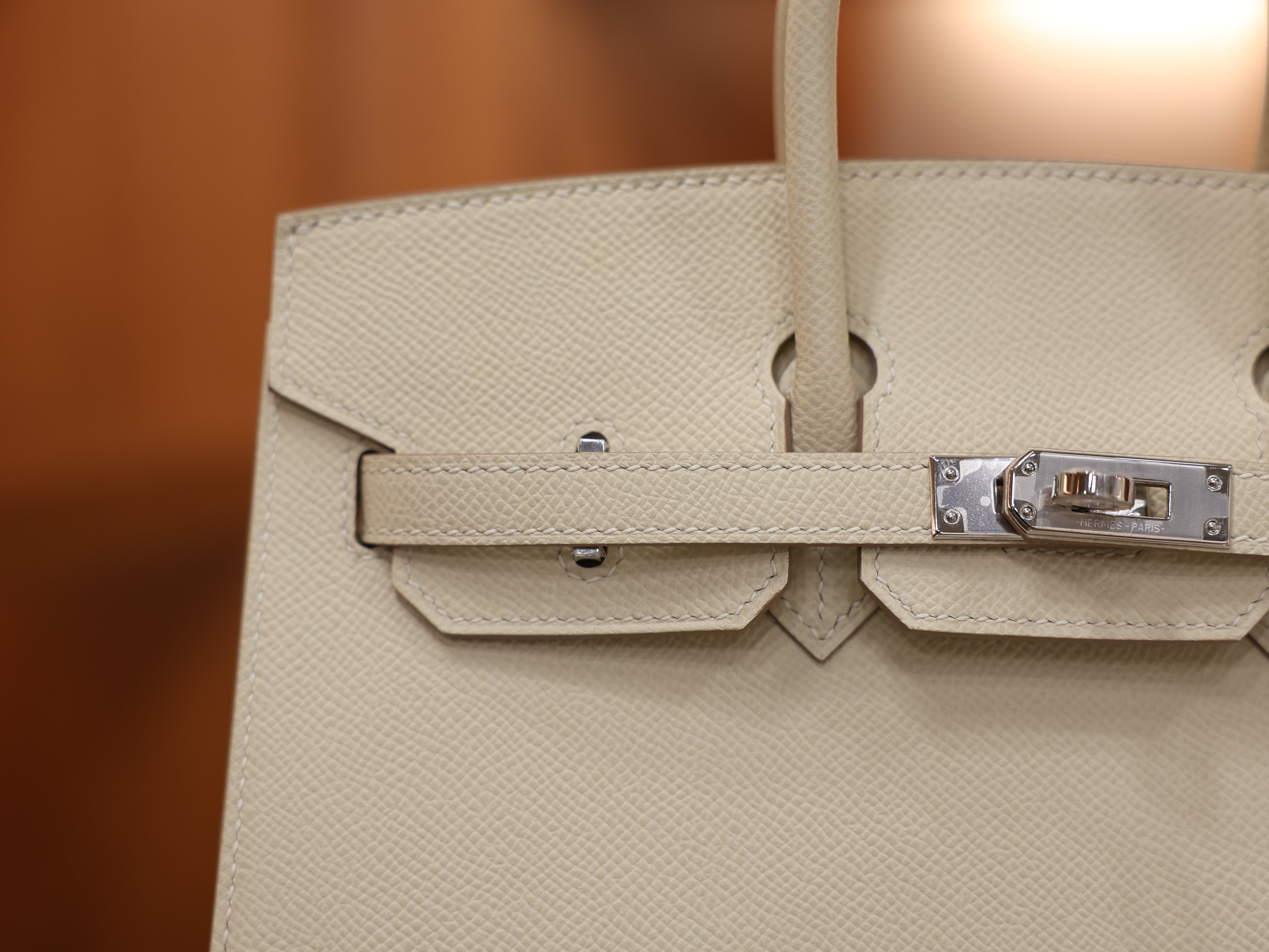 버킨 25 앱송 셀리에 끄레 은장