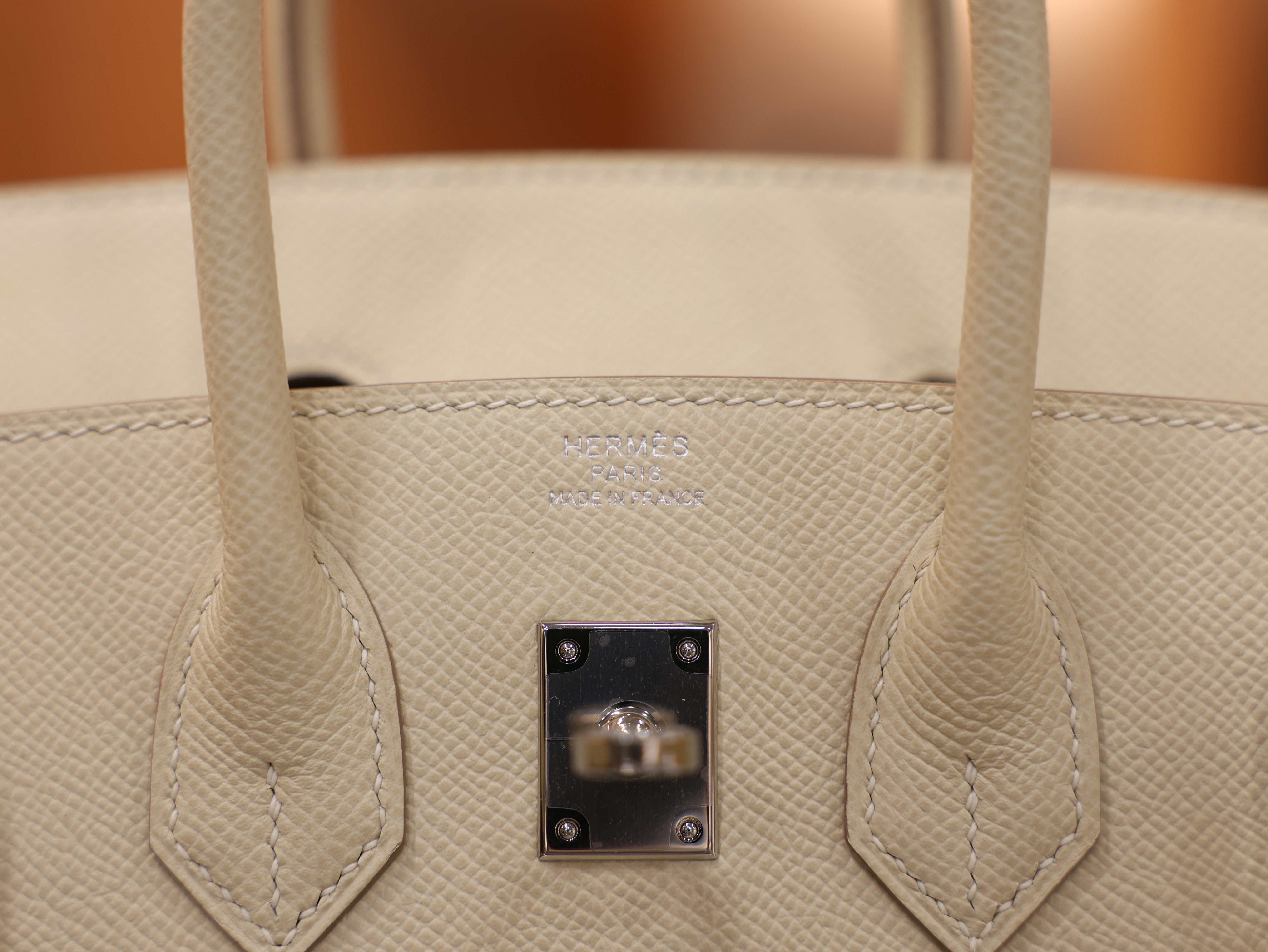 버킨 25 앱송 셀리에 끄레 은장