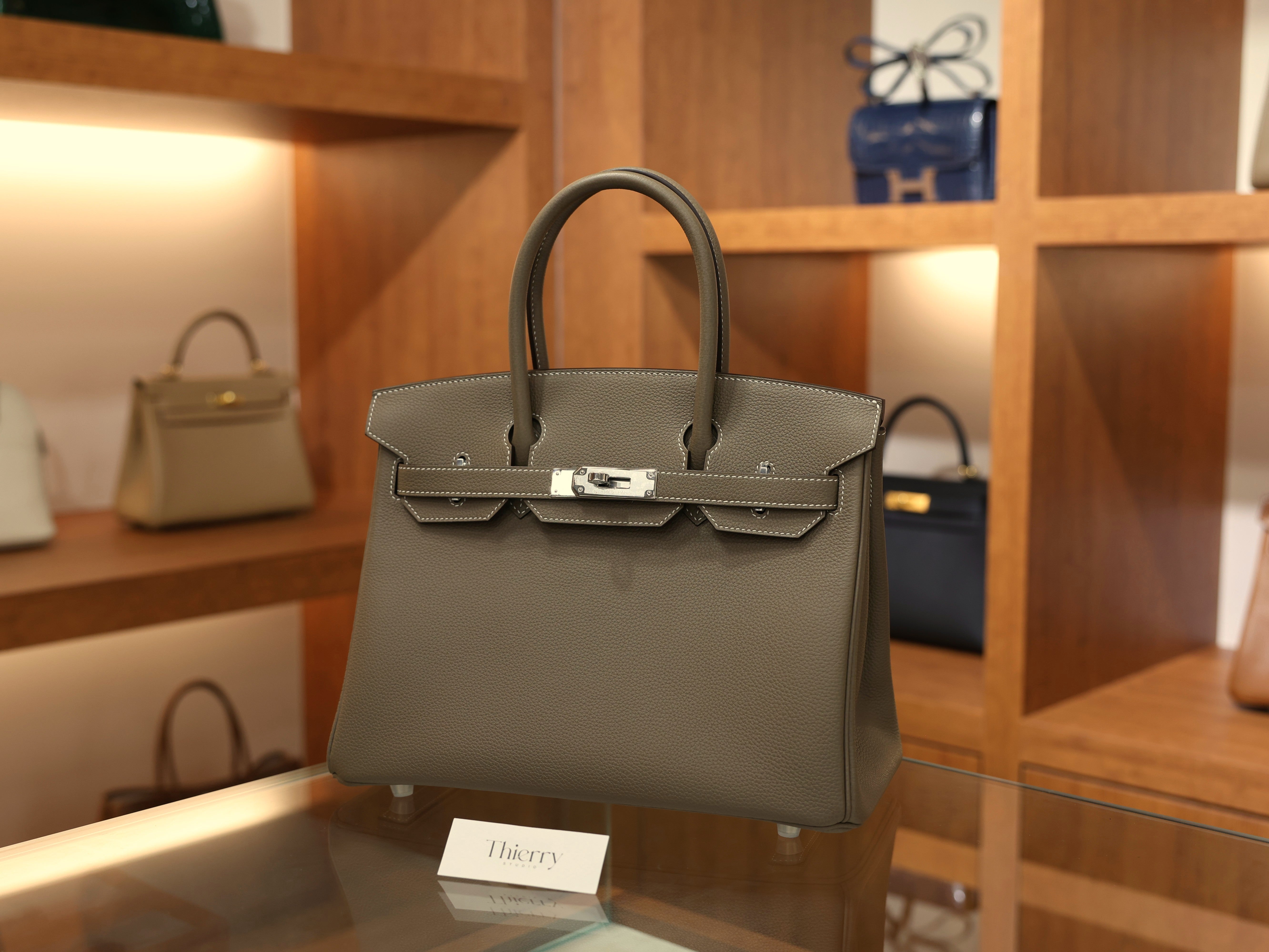 버킨 30 토고 에토프 은장