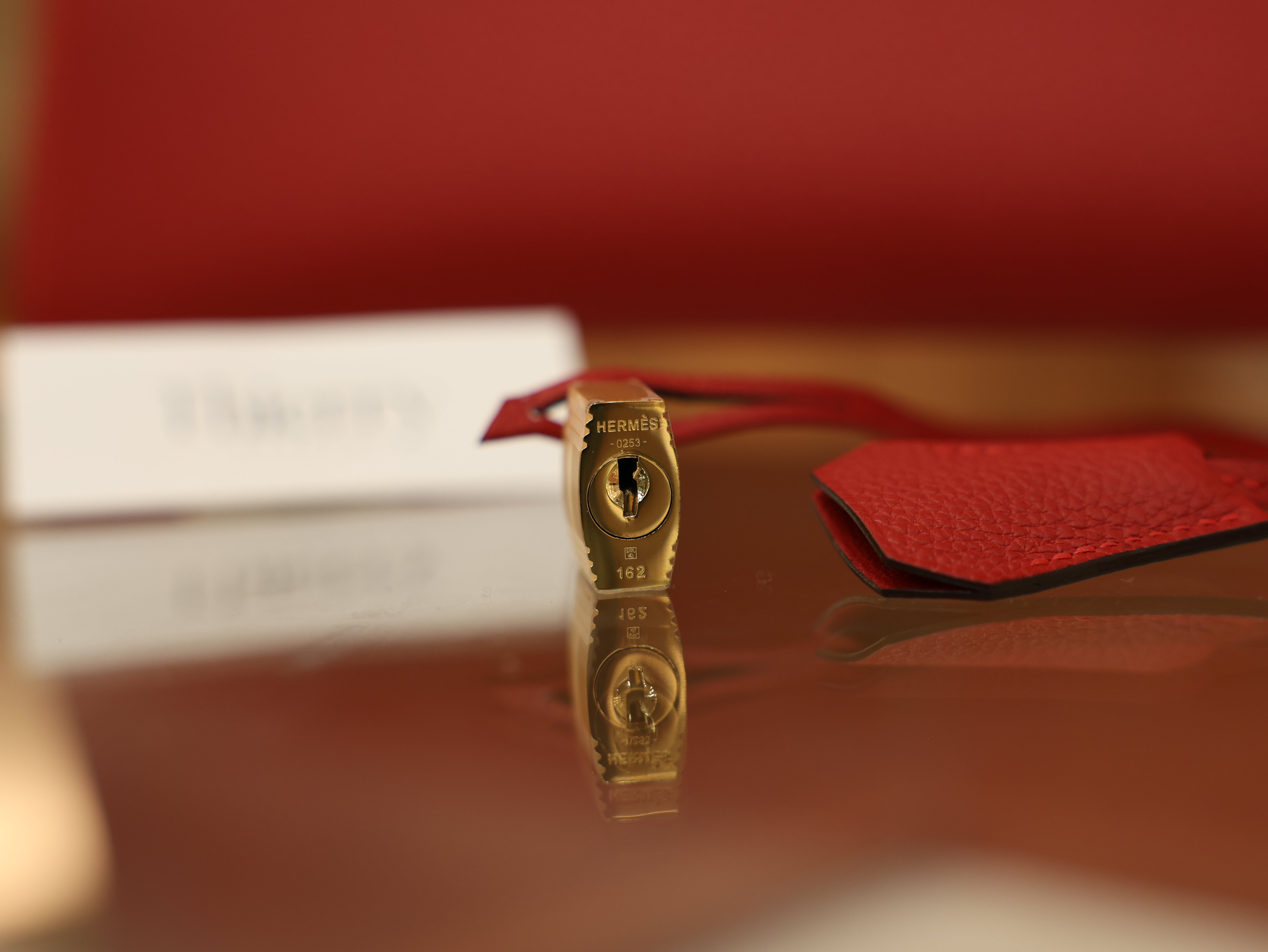 버킨 30 토고 루즈까삭 금장