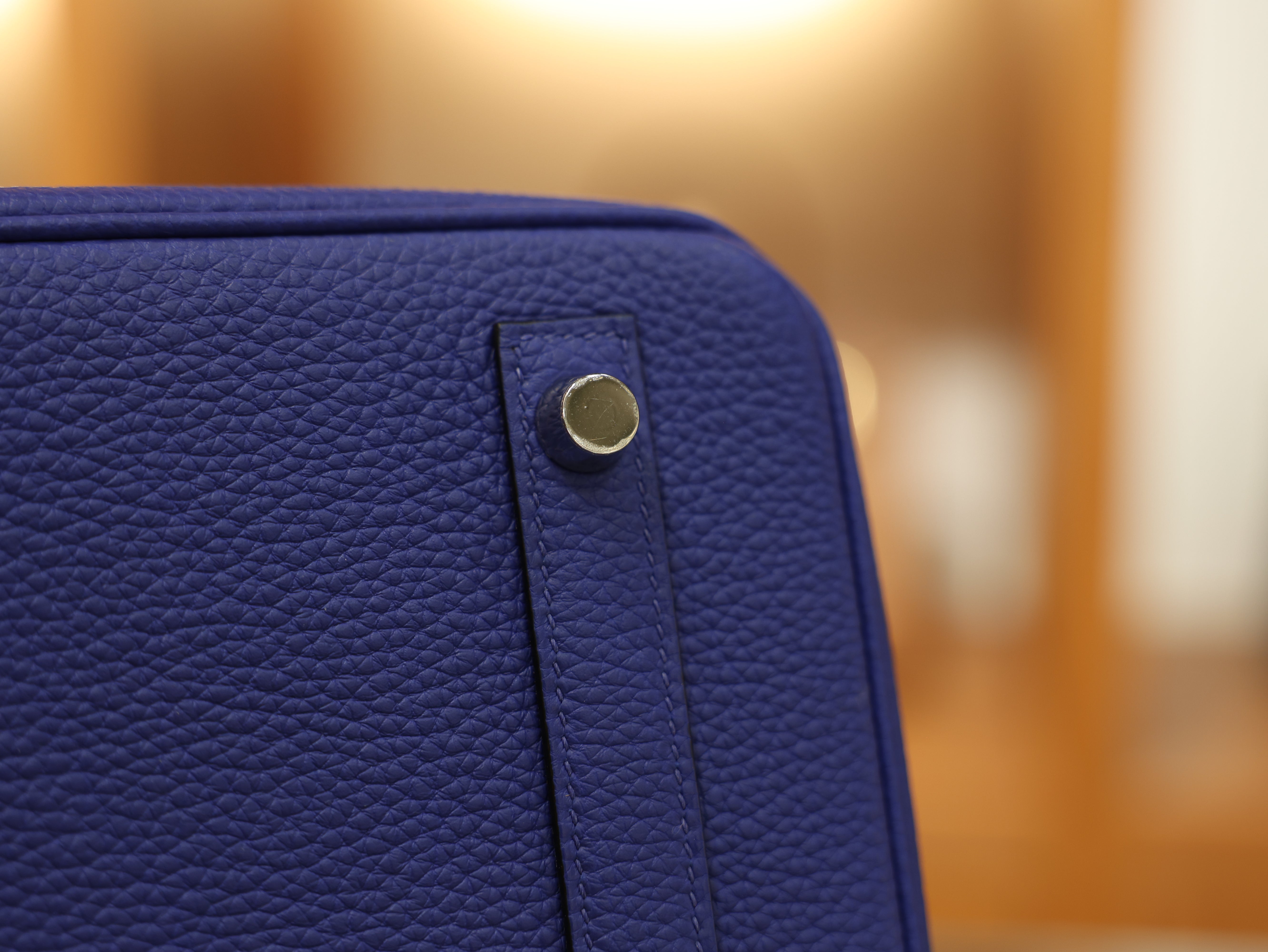 버킨 30 토고 블루 일렉트릭 은장