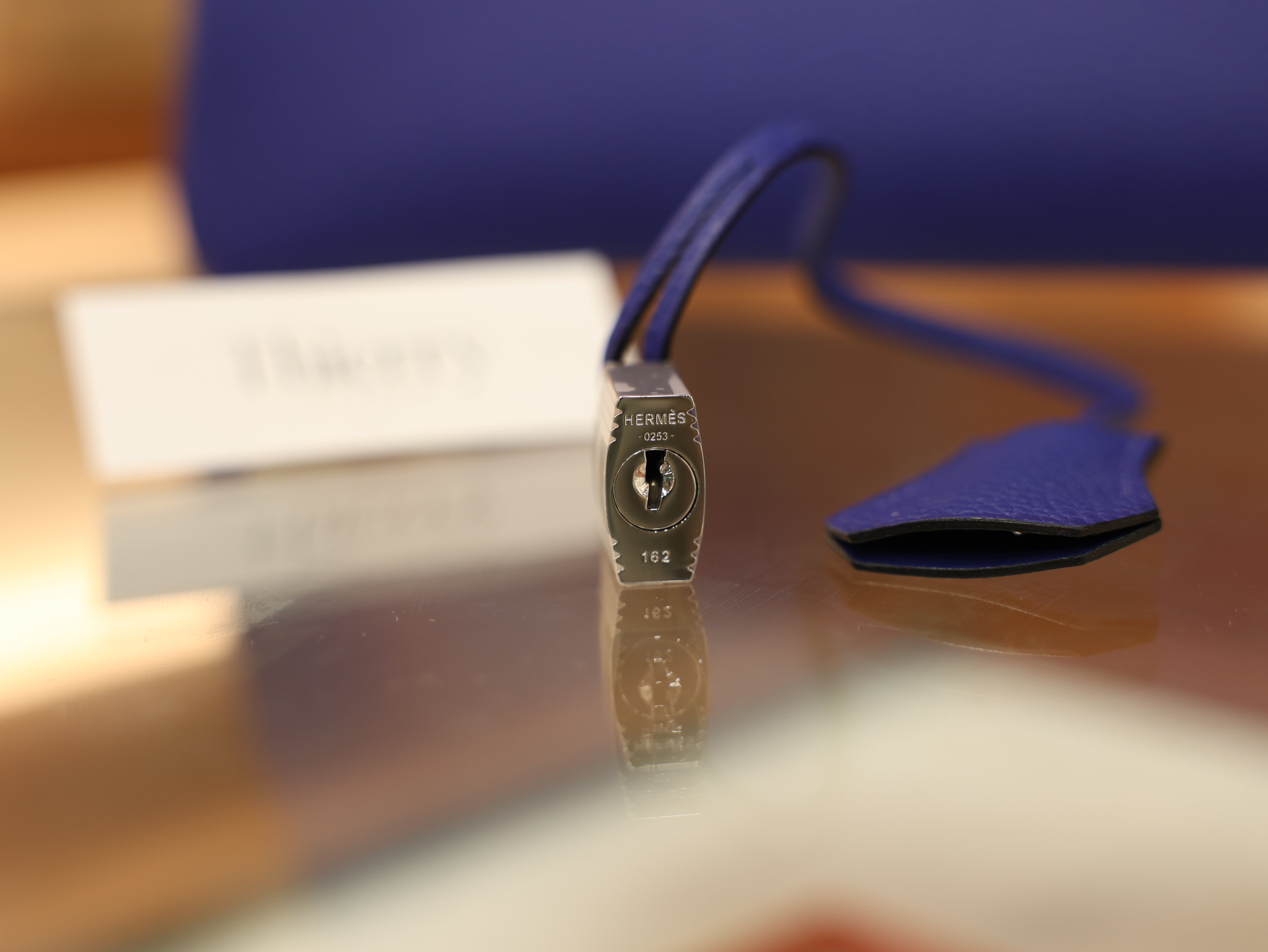 버킨 30 토고 블루 일렉트릭 은장