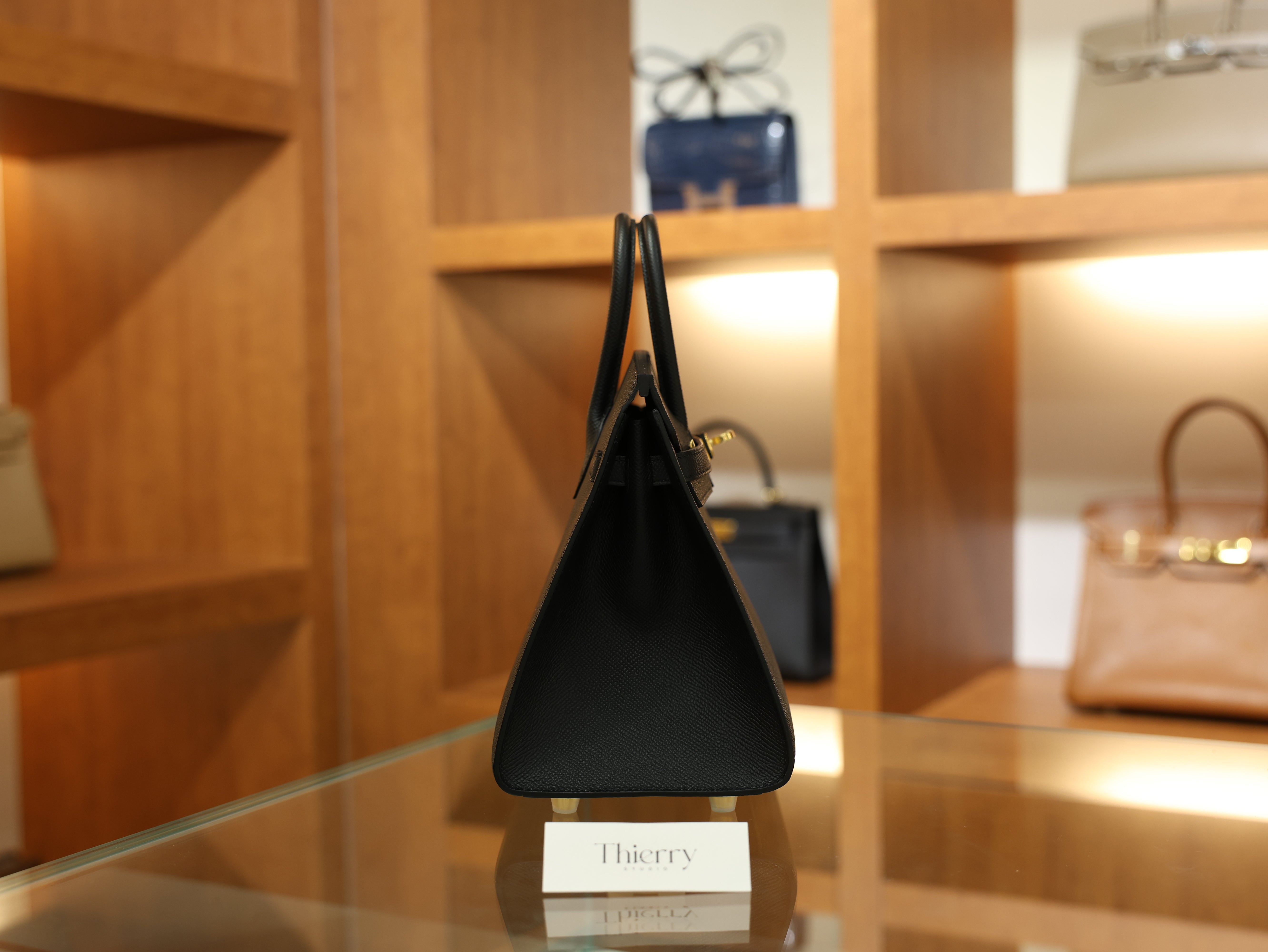 버킨 25 앱송 셀리에 블랙 금장