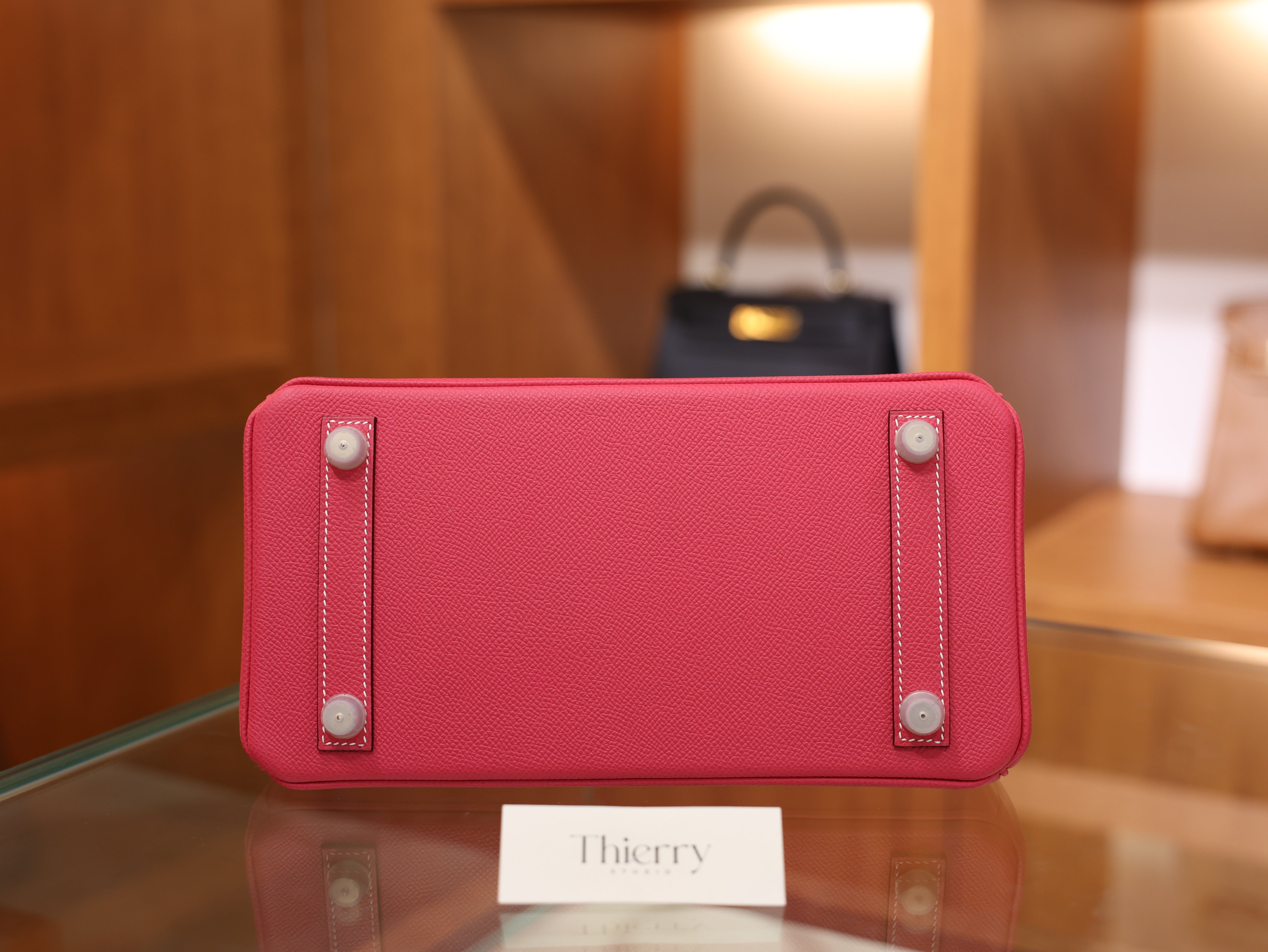 버킨 25 앱송 르투르네 로즈 타이란 은장