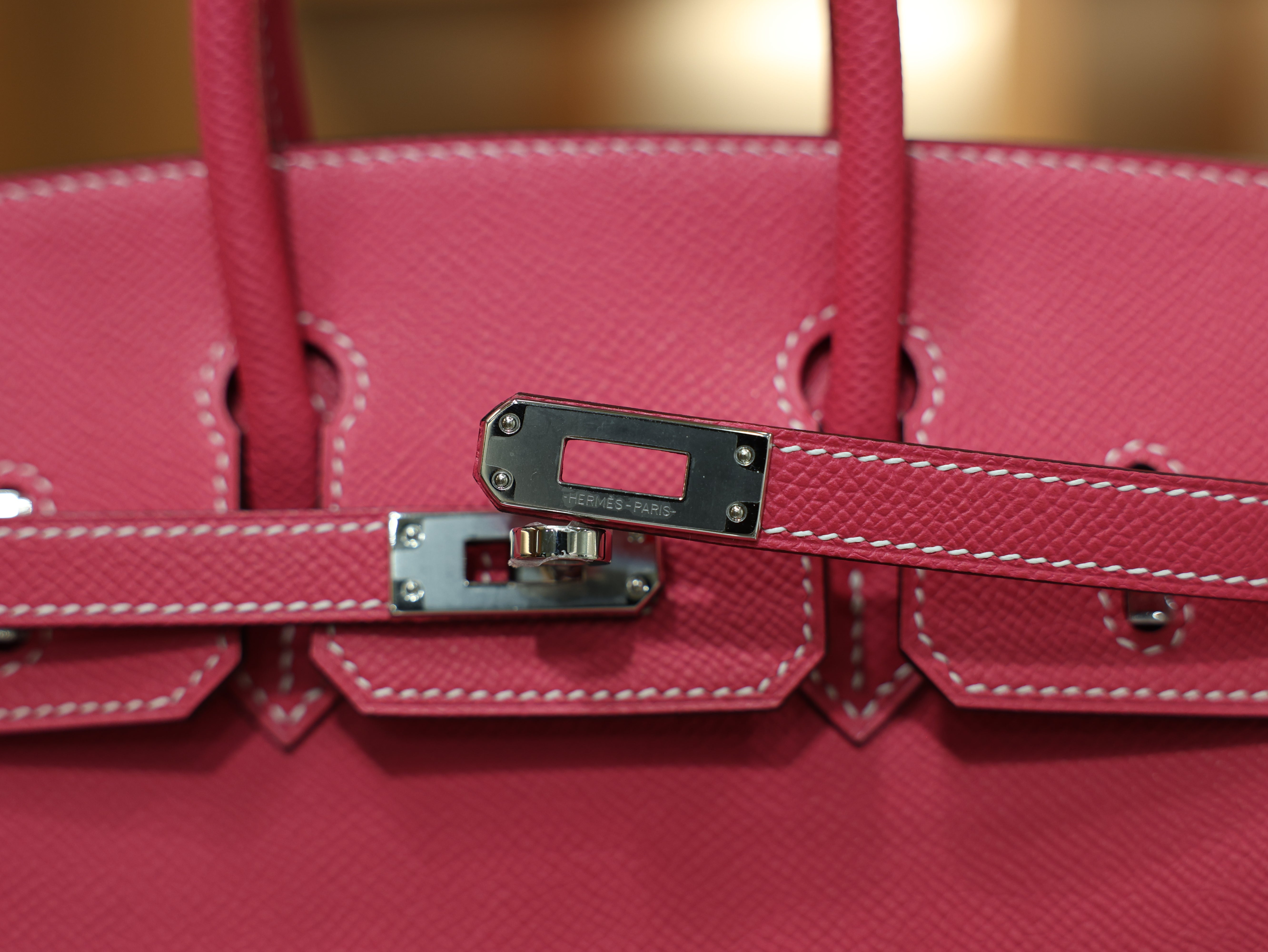 버킨 25 앱송 르투르네 로즈 타이란 은장