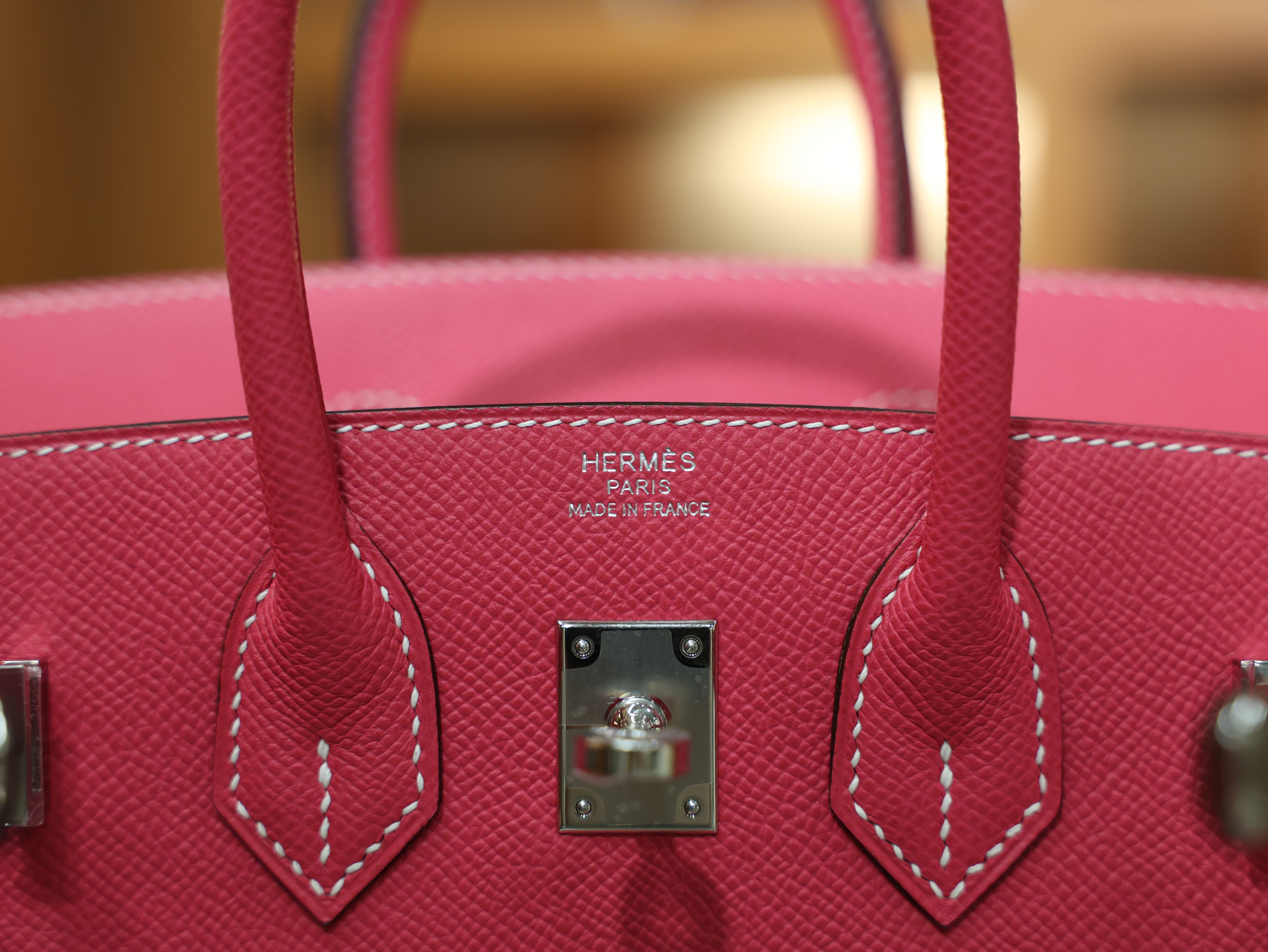 버킨 25 앱송 르투르네 로즈 타이란 은장