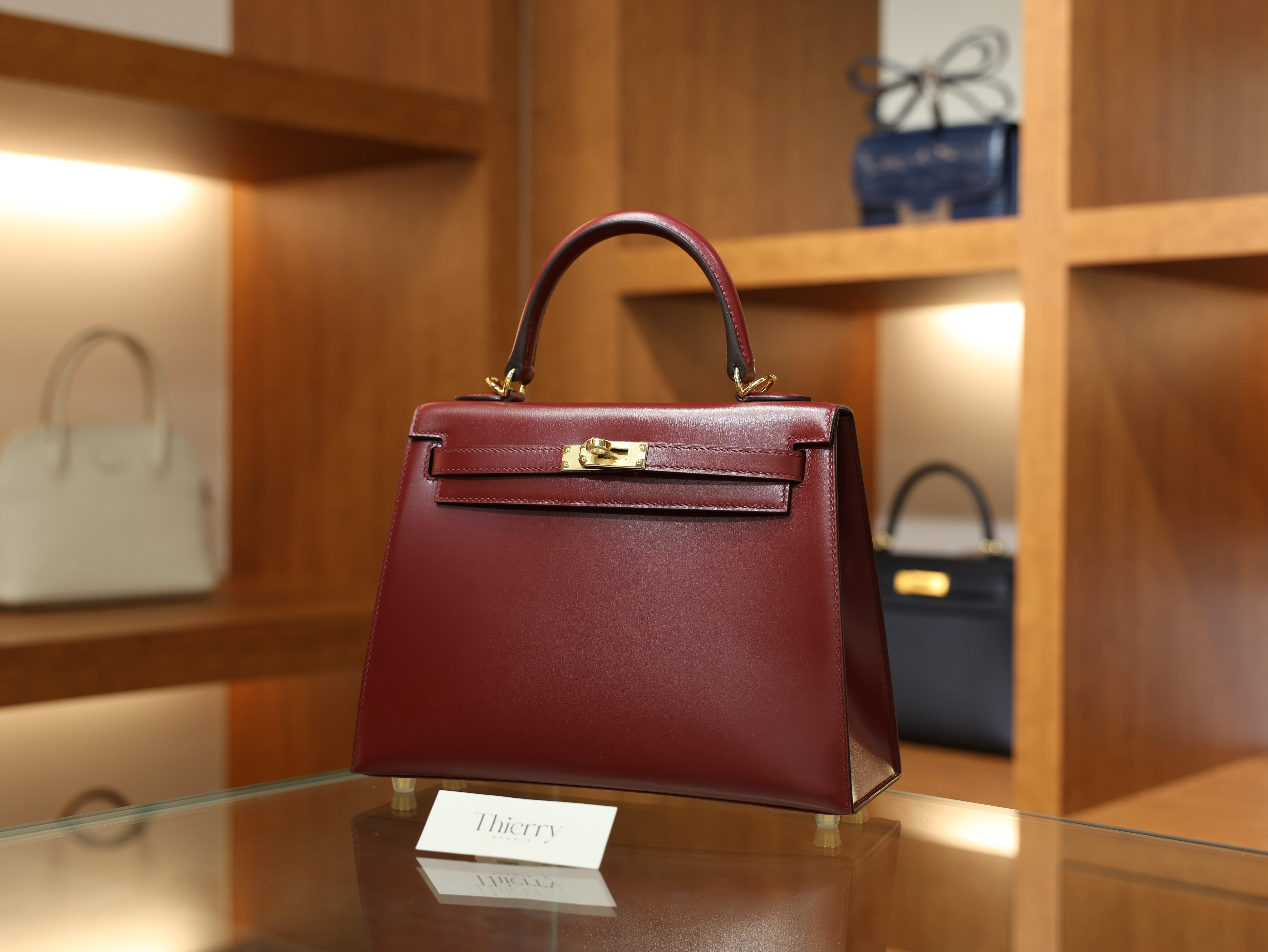 켈리 25 복스 셀리에 루즈아쉬 금장