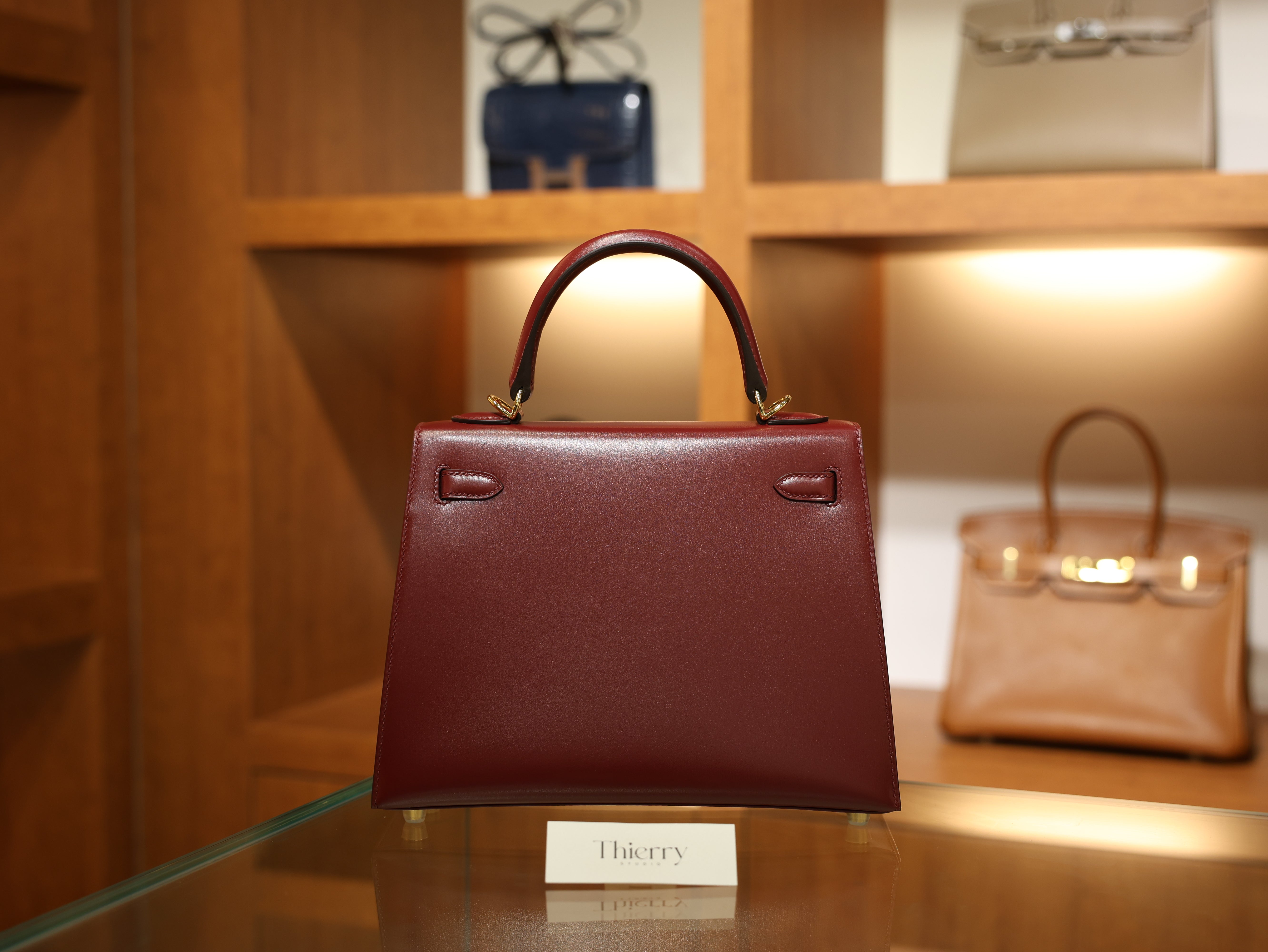 켈리 25 복스 셀리에 루즈아쉬 금장