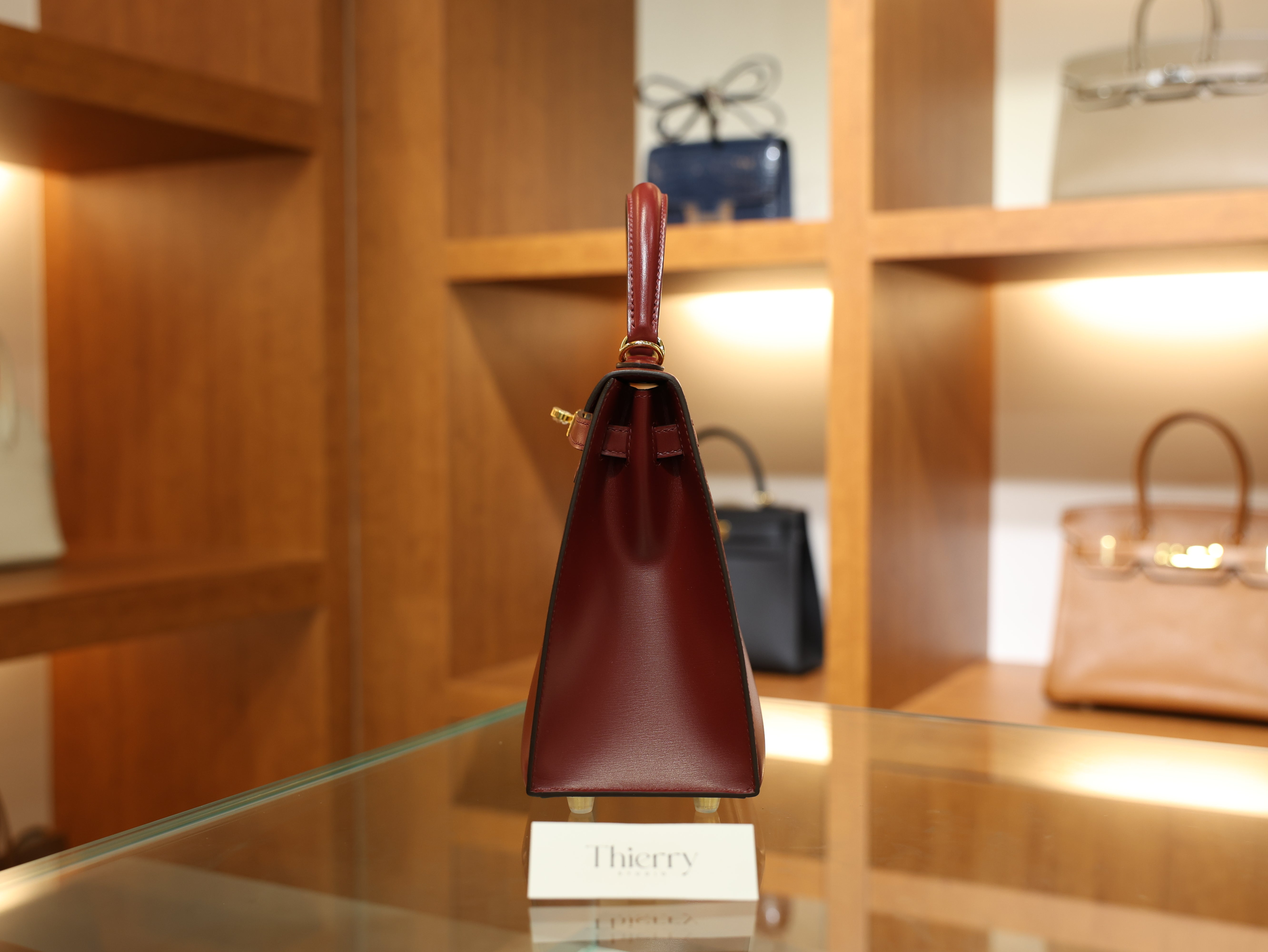 켈리 25 복스 셀리에 루즈아쉬 금장