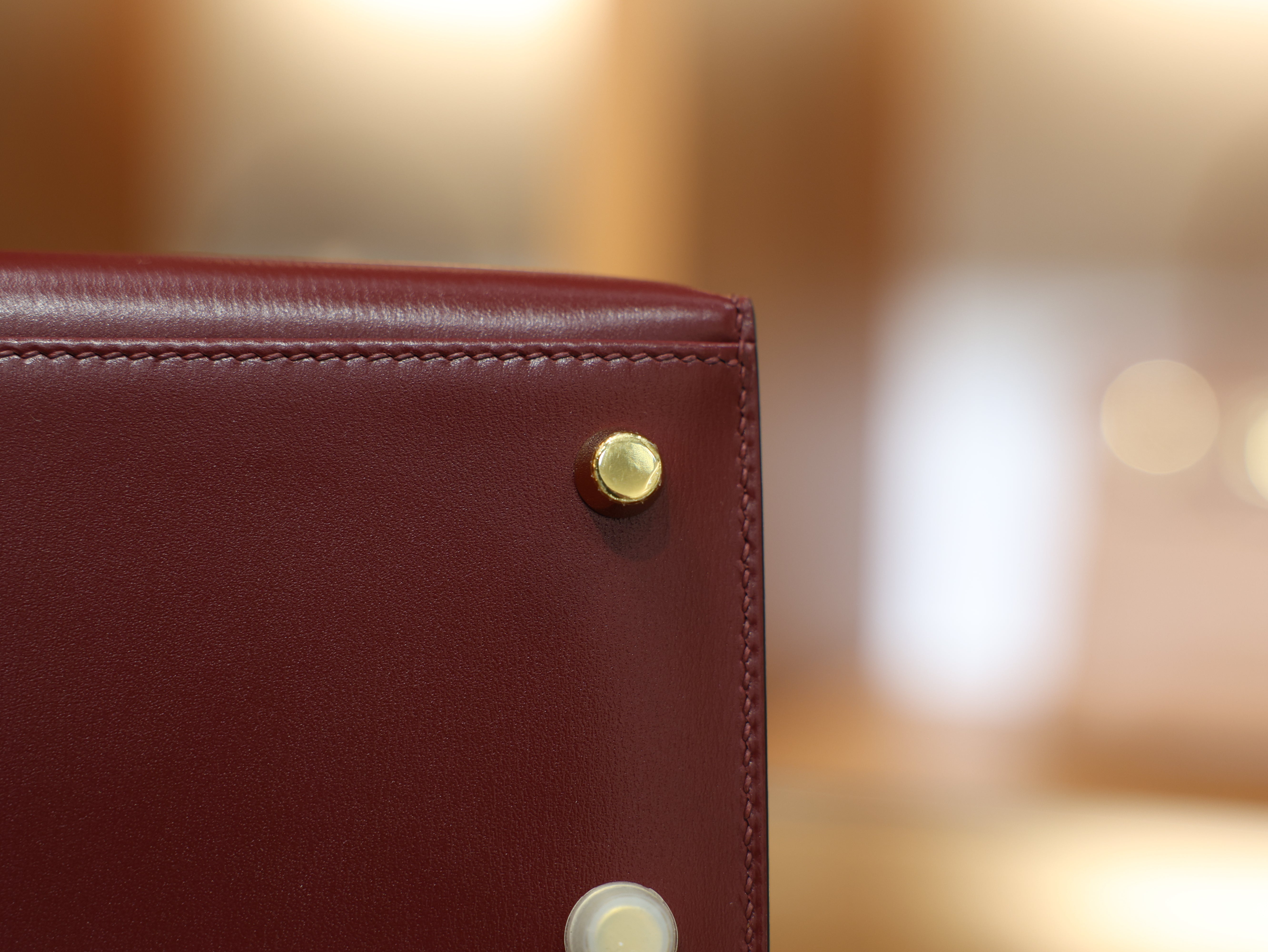 켈리 25 복스 셀리에 루즈아쉬 금장