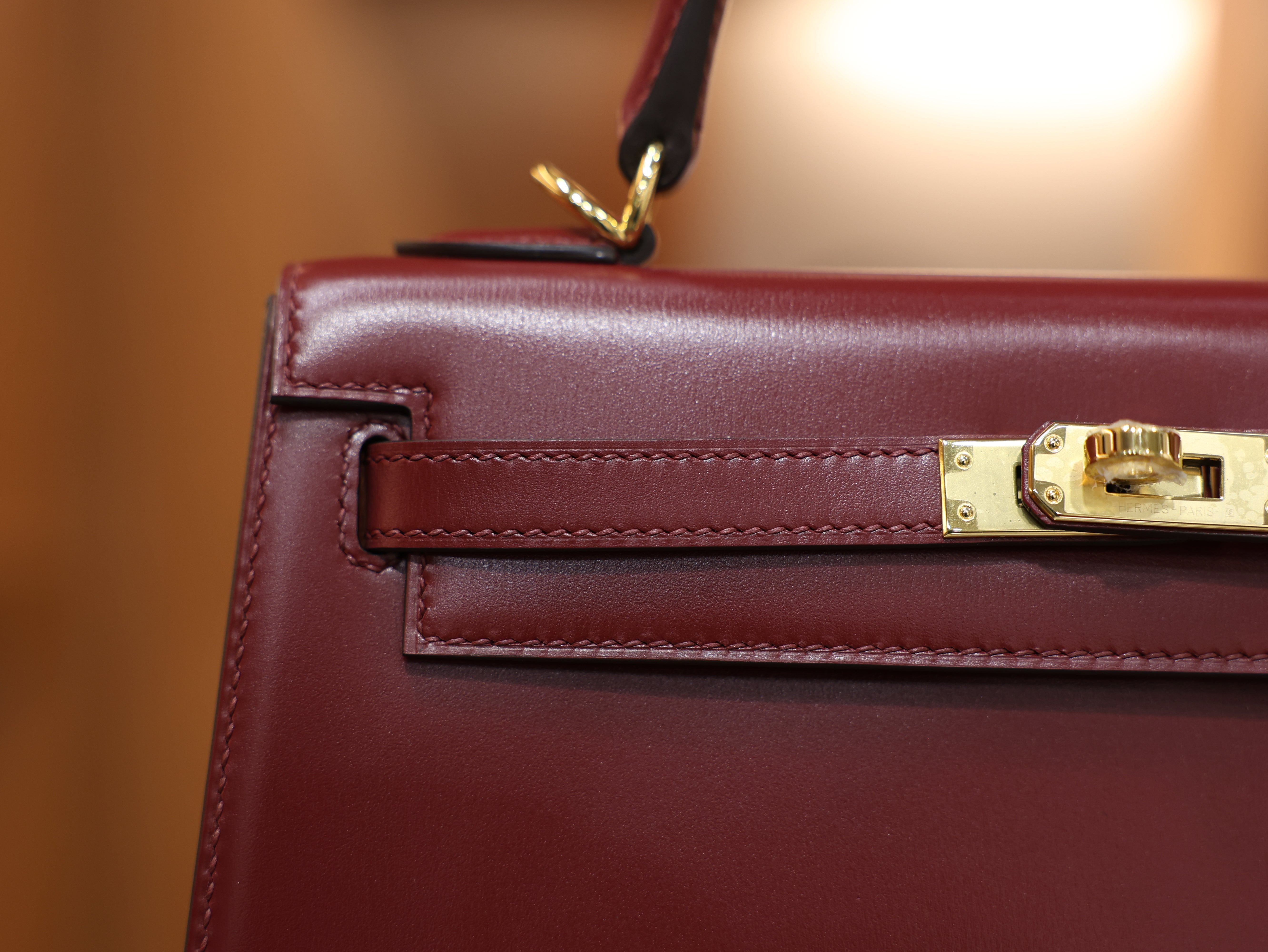 켈리 25 복스 셀리에 루즈아쉬 금장