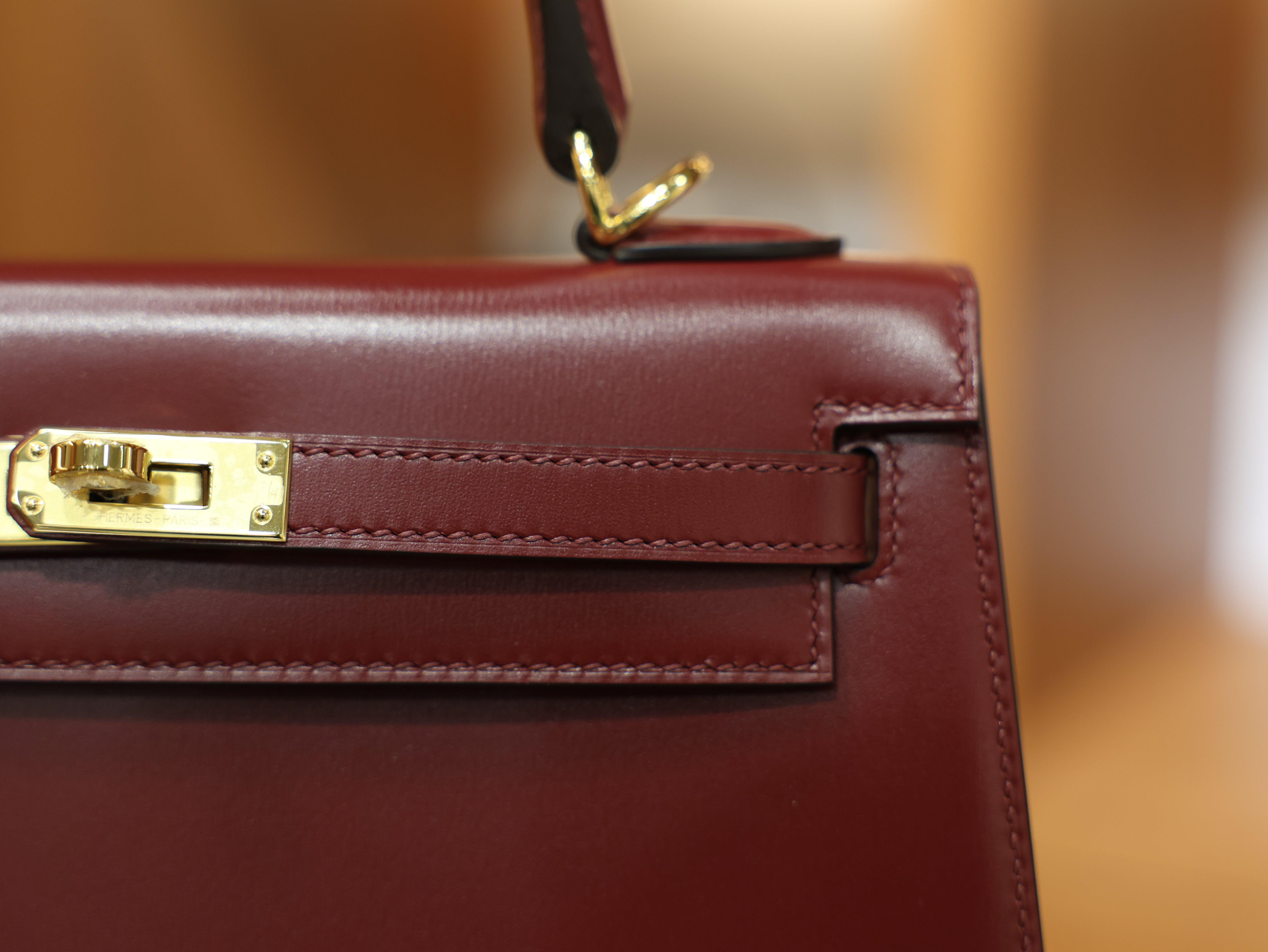 켈리 25 복스 셀리에 루즈아쉬 금장