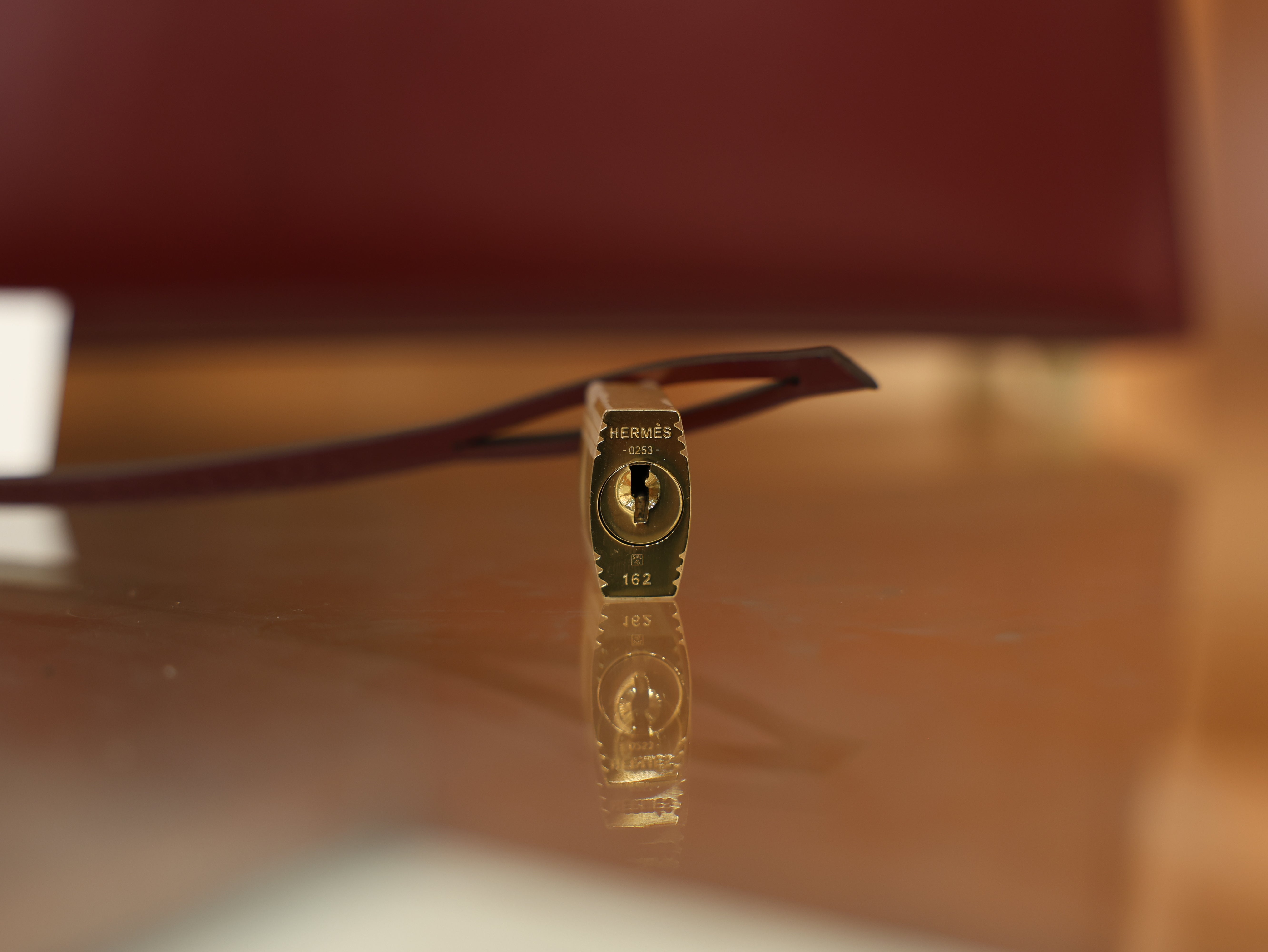 켈리 25 복스 셀리에 루즈아쉬 금장