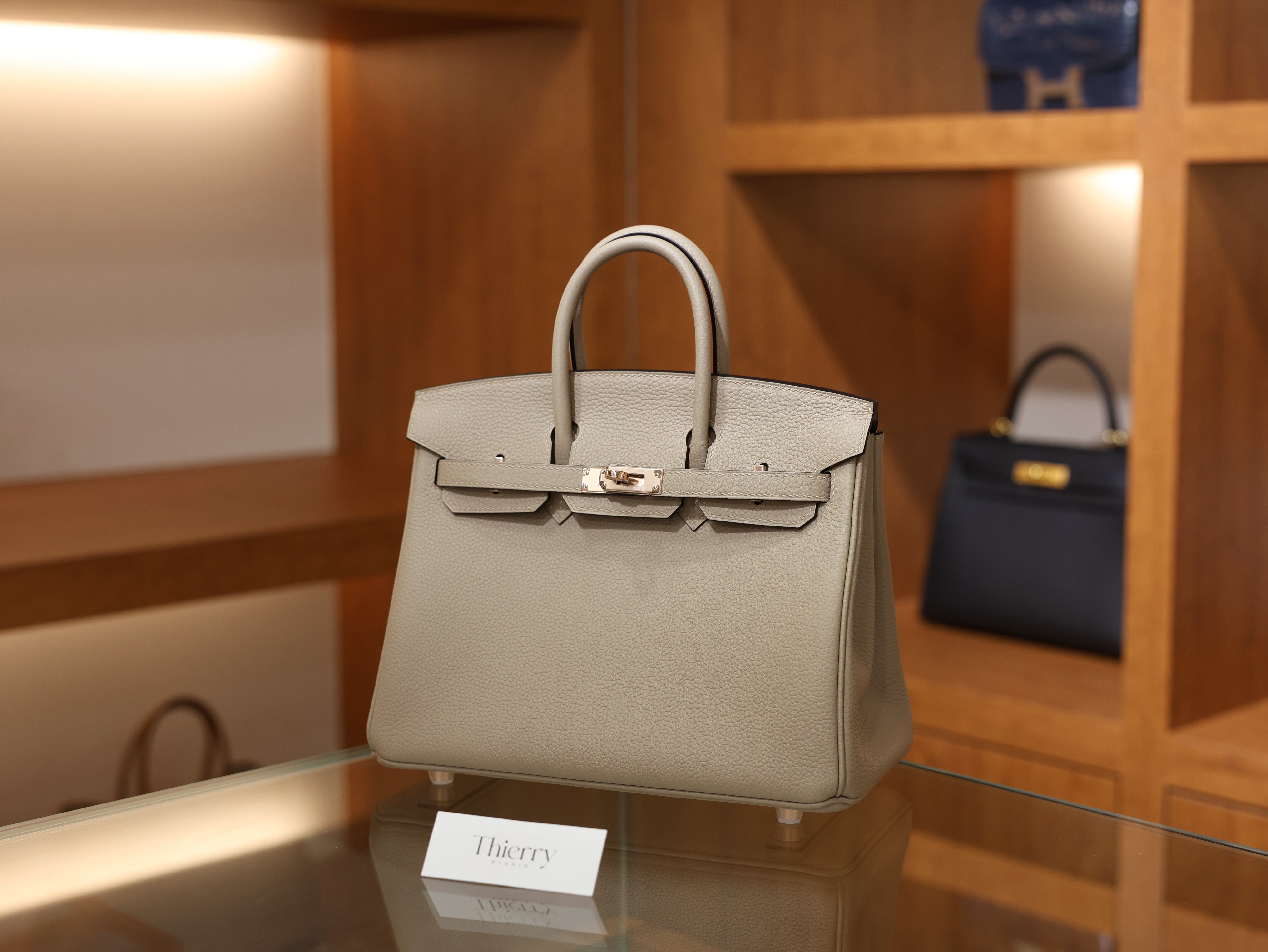 버킨 25 토고 그리스 뚜뜨렐 로즈골드