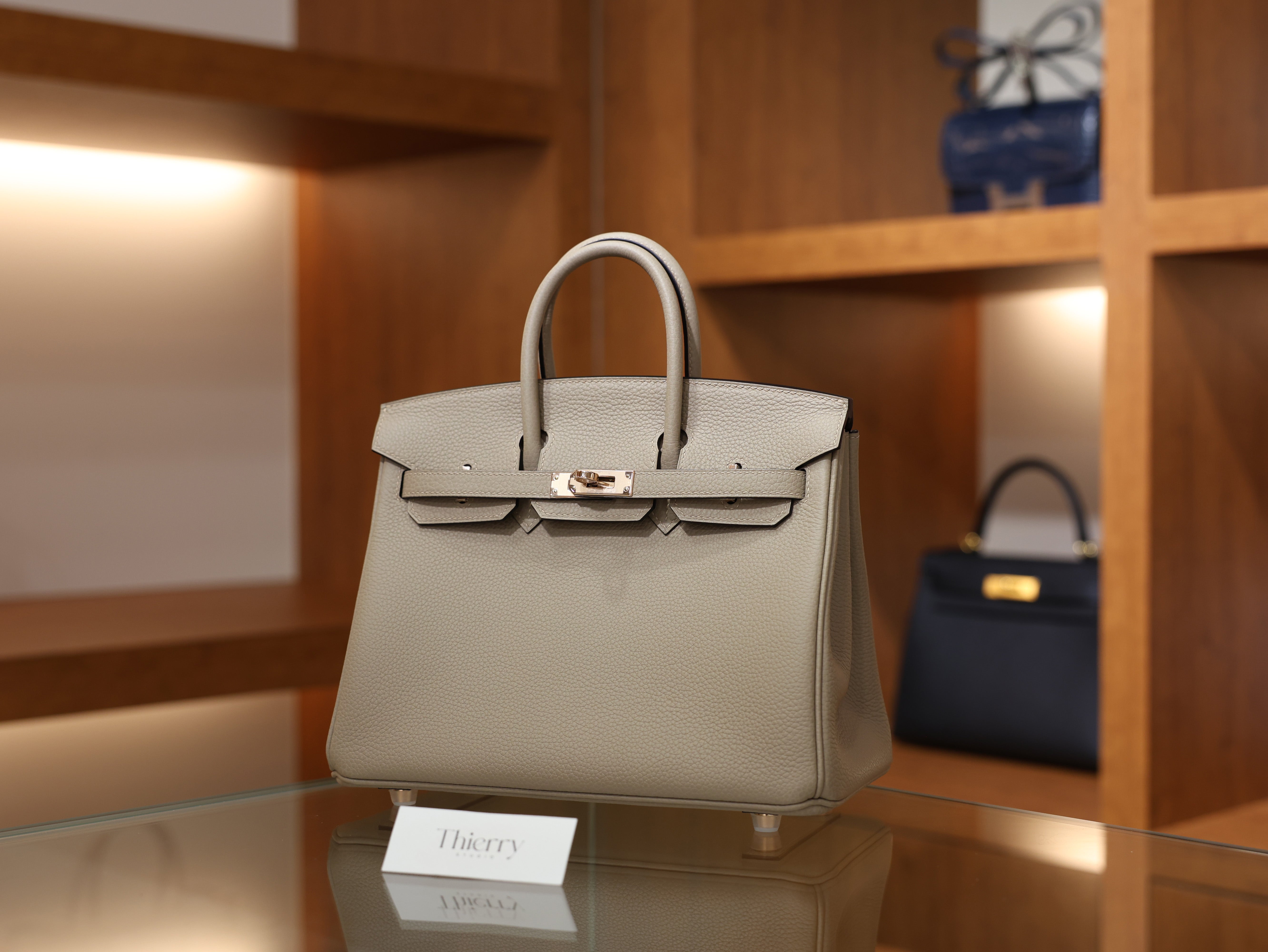 버킨 25 토고 그리스 뚜뜨렐 로즈골드