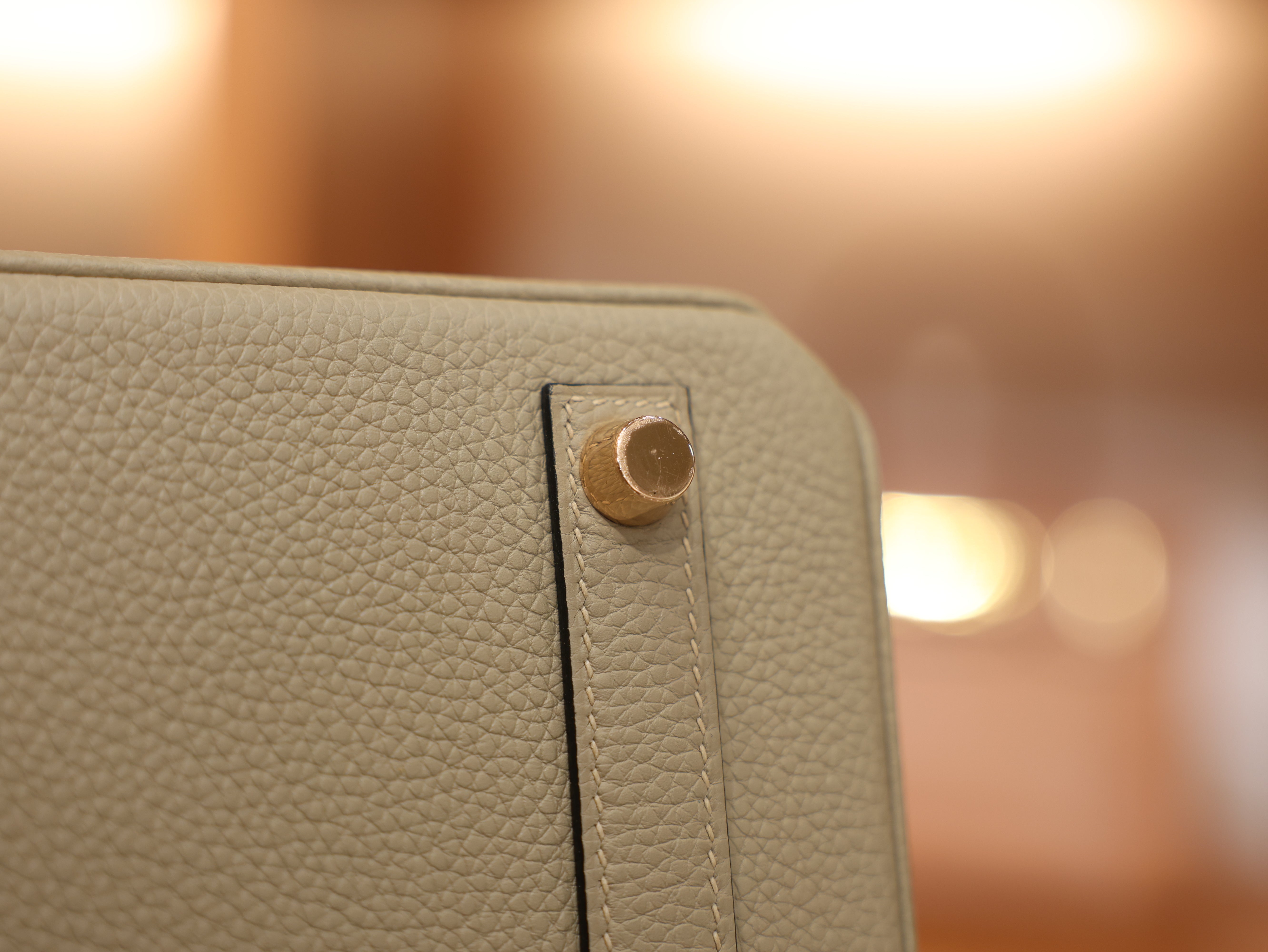 버킨 25 토고 그리스 뚜뜨렐 로즈골드