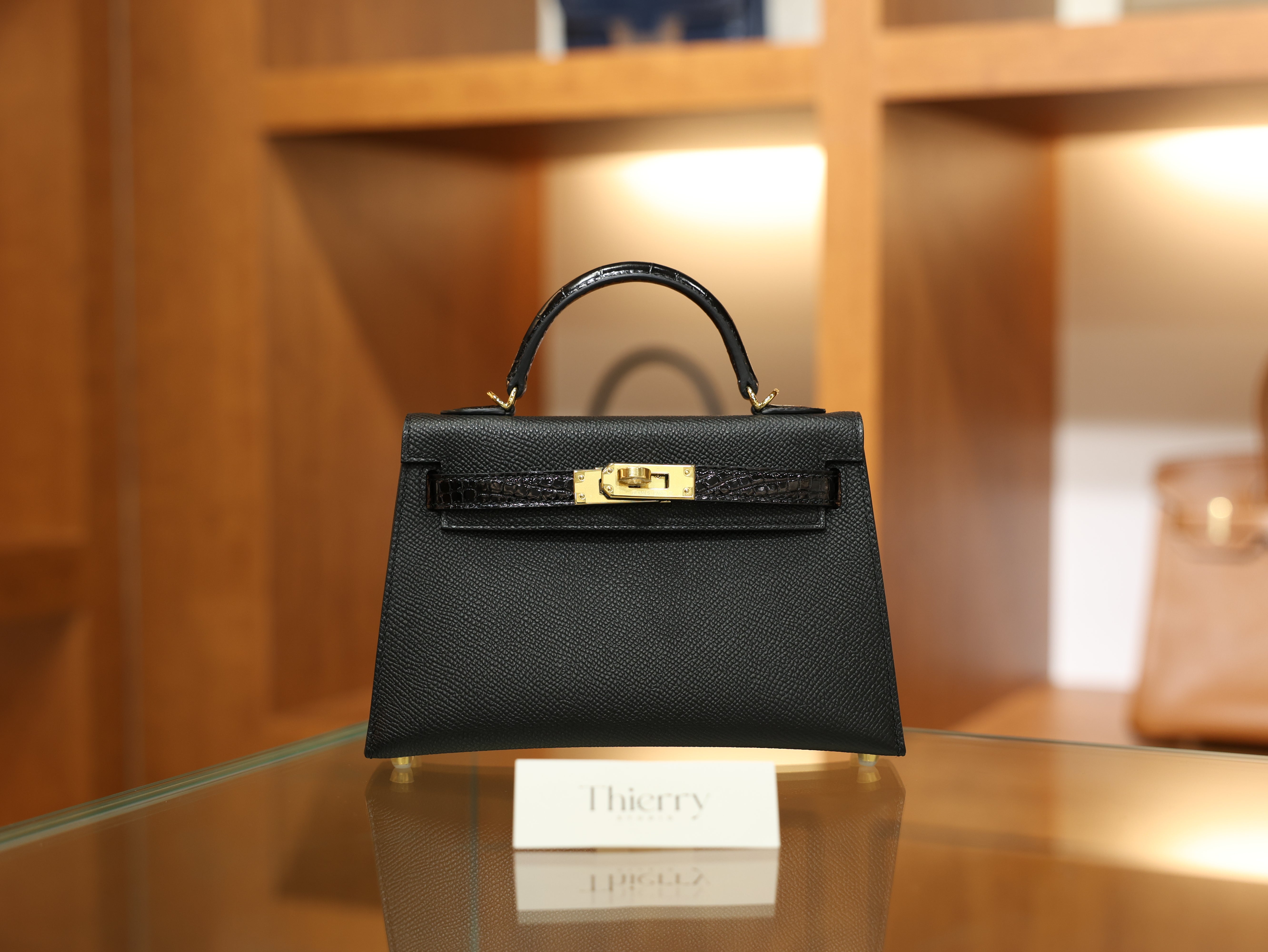 미니 켈리 앱송 터치 블랙 금장