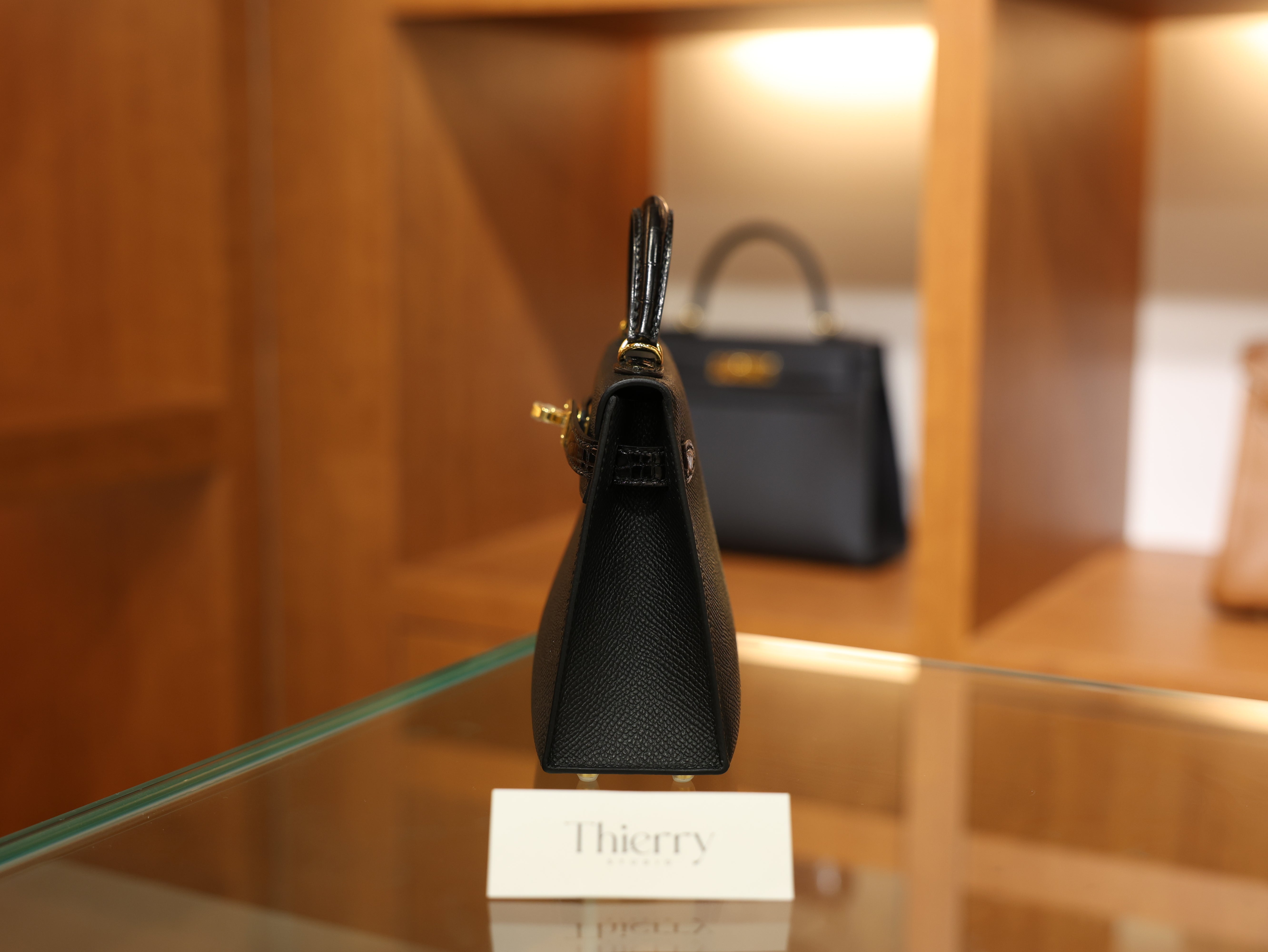 미니 켈리 앱송 터치 블랙 금장