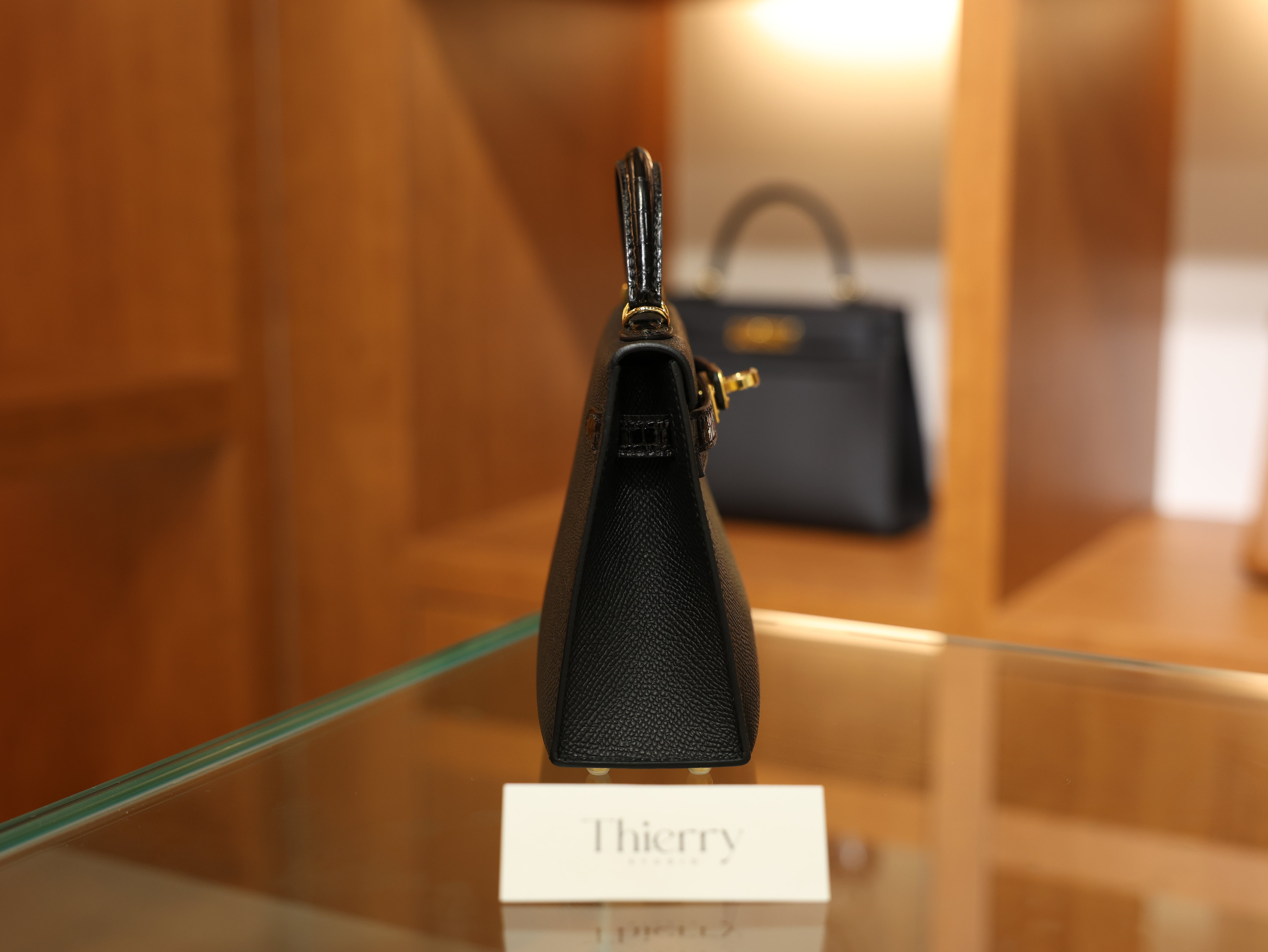 미니 켈리 앱송 터치 블랙 금장