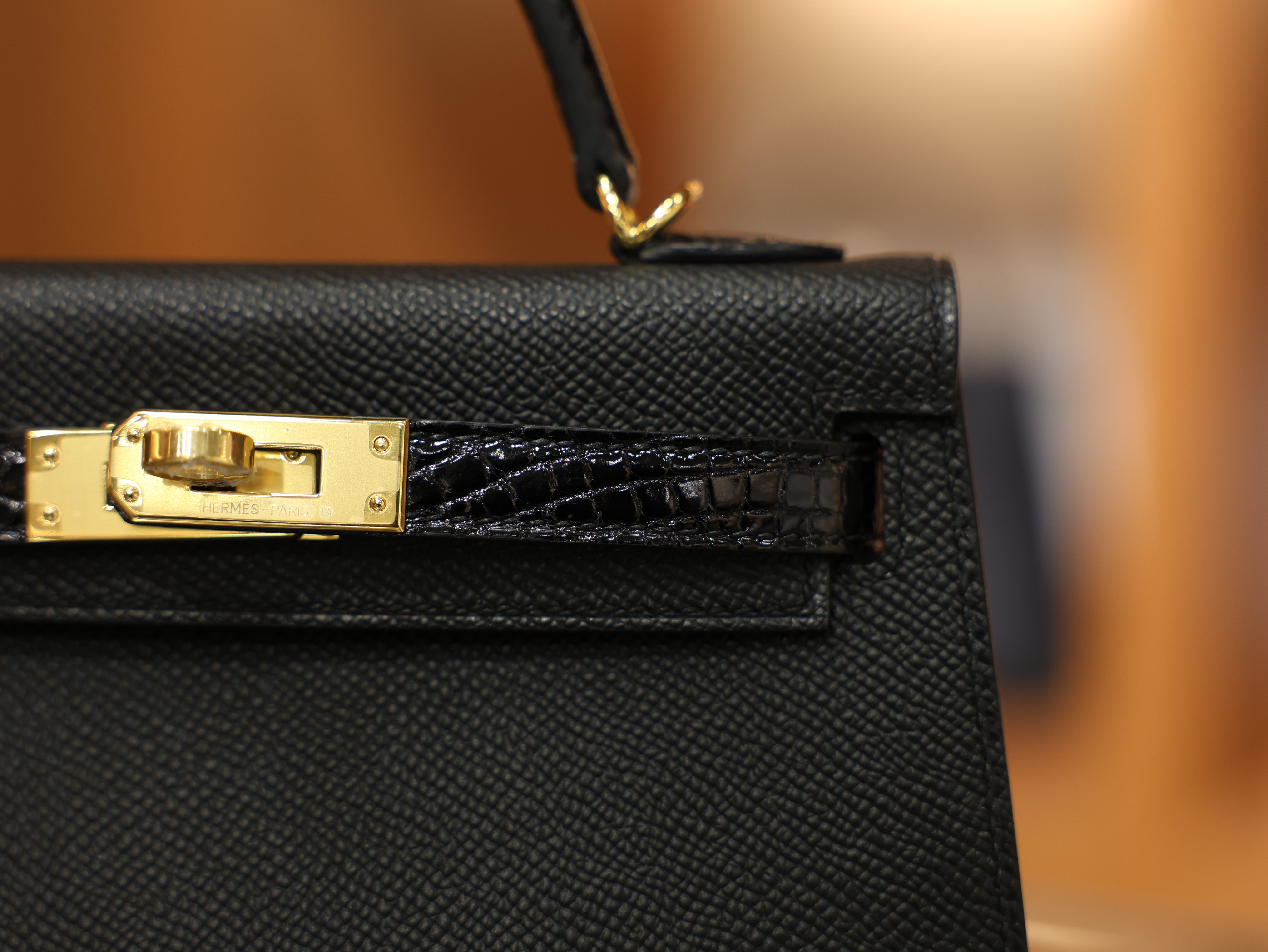 미니 켈리 앱송 터치 블랙 금장