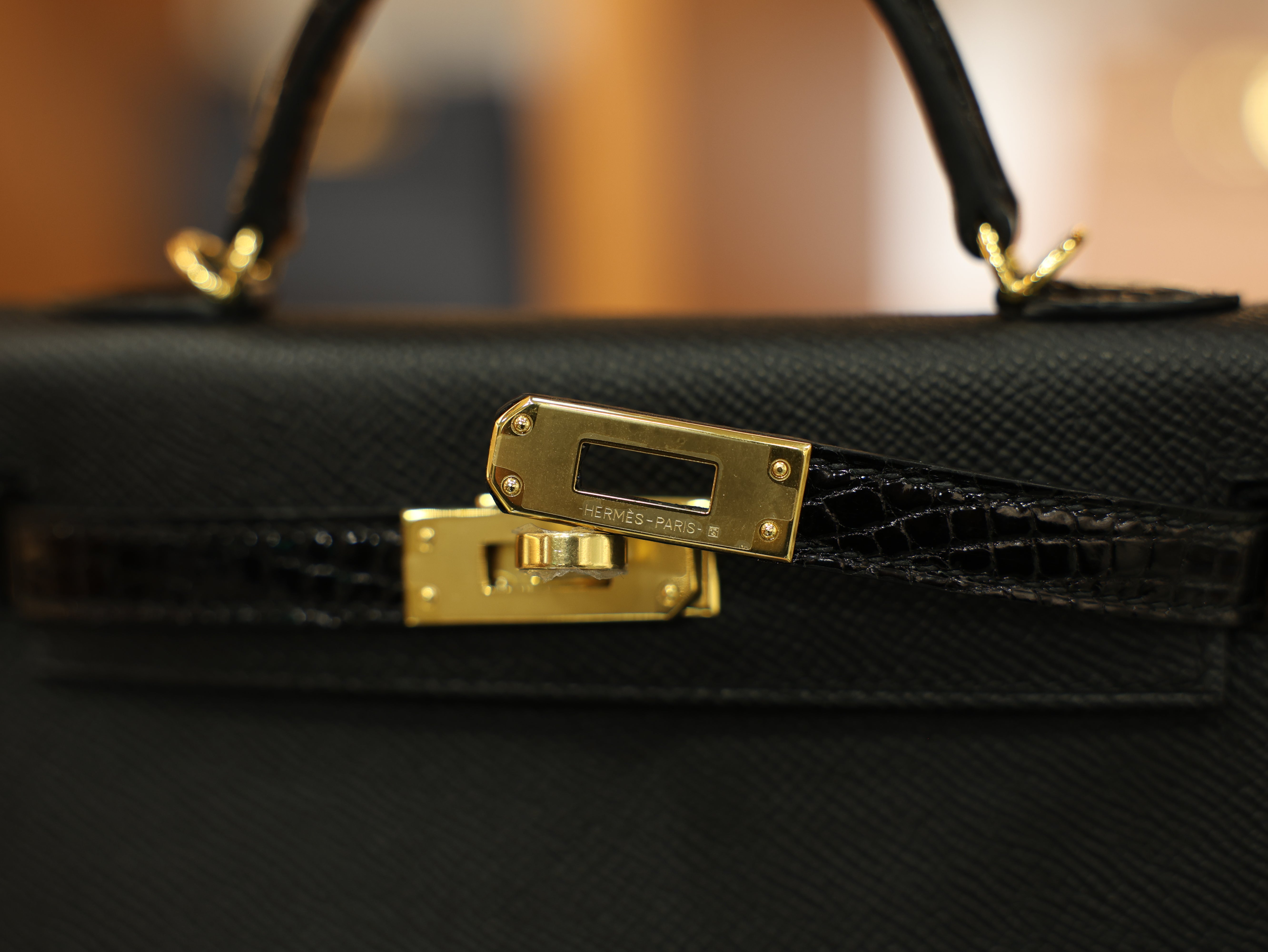 미니 켈리 앱송 터치 블랙 금장