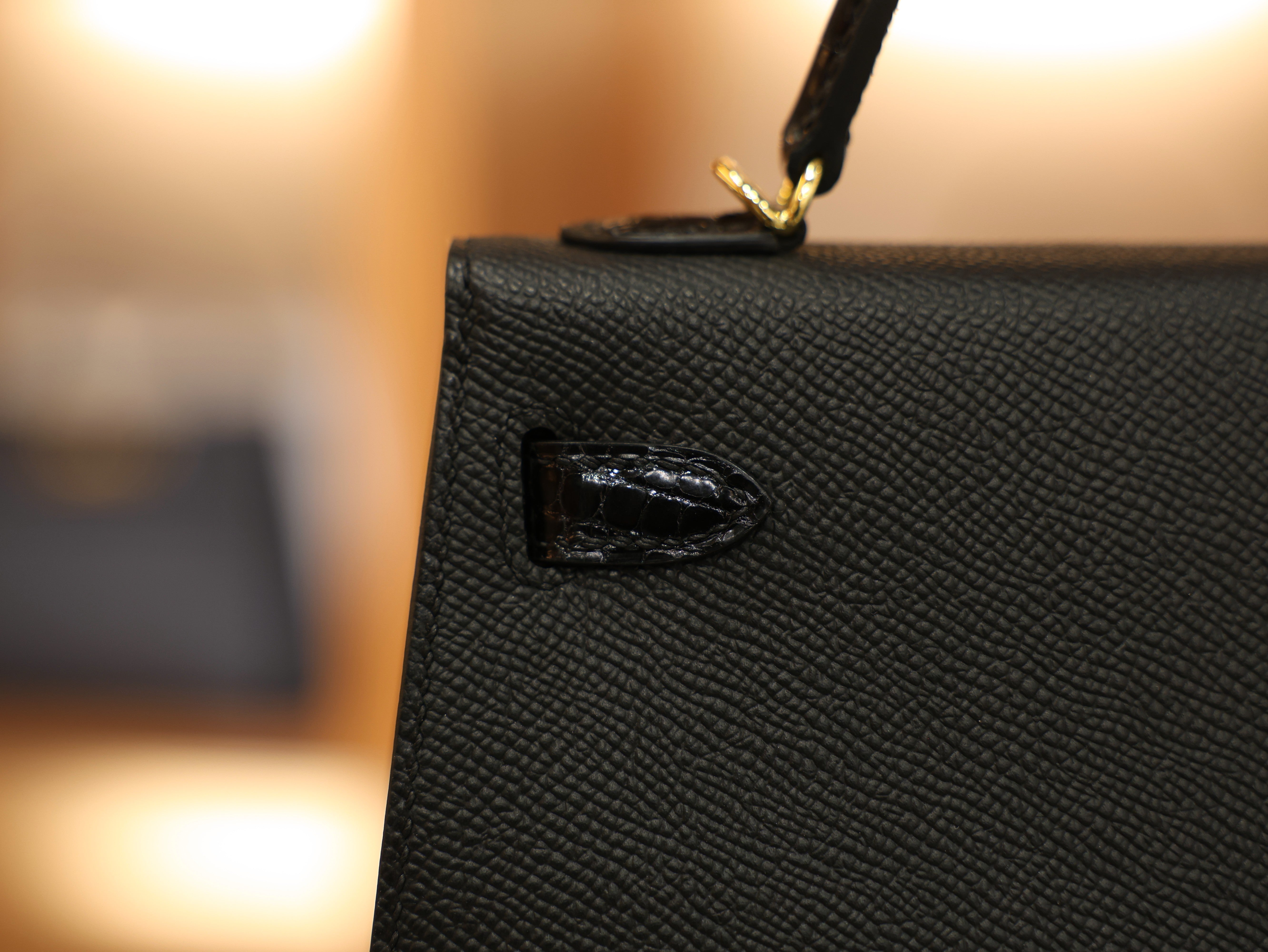 미니 켈리 앱송 터치 블랙 금장