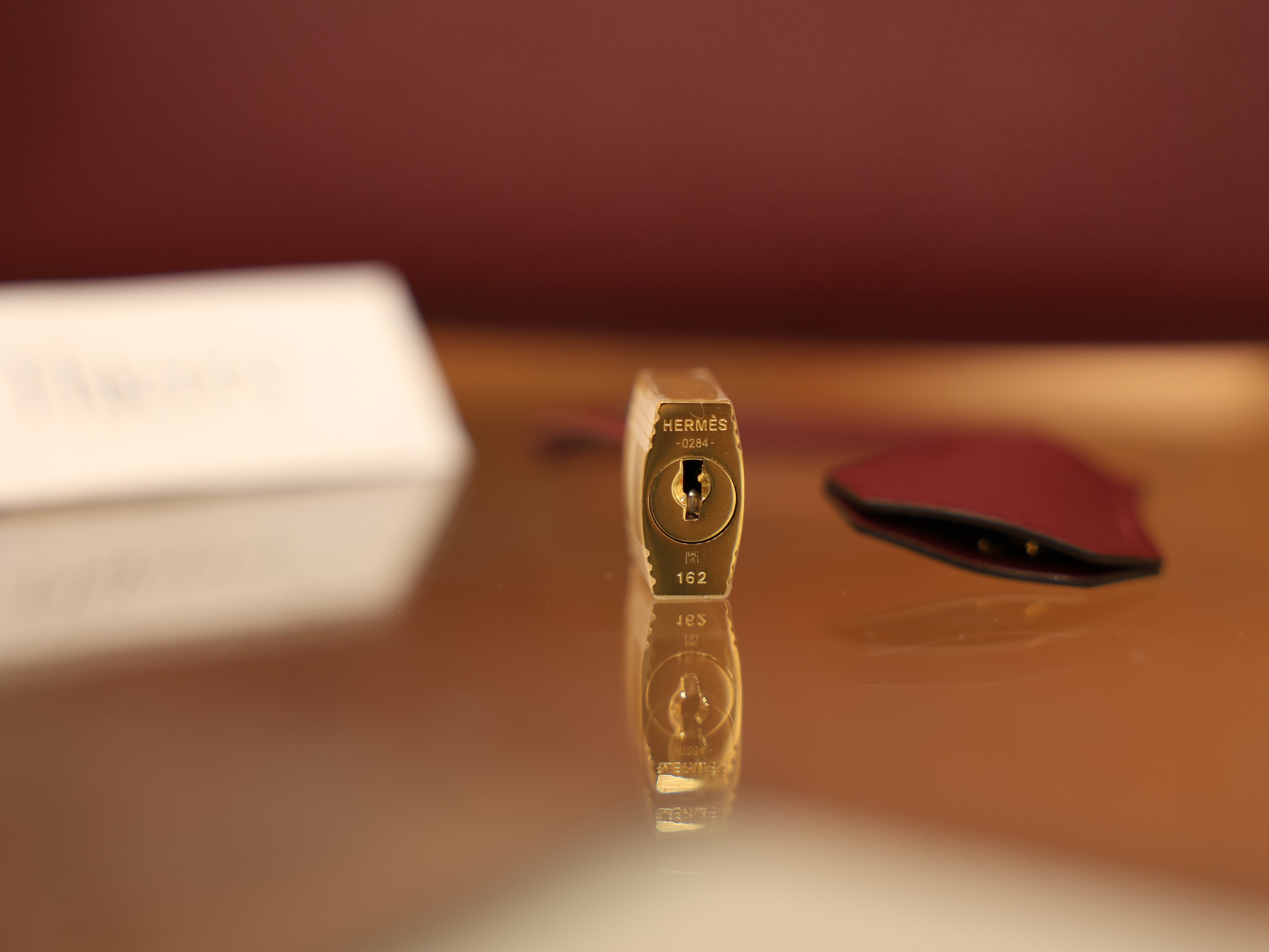 버킨 25 토고 루즈아쉬 금장