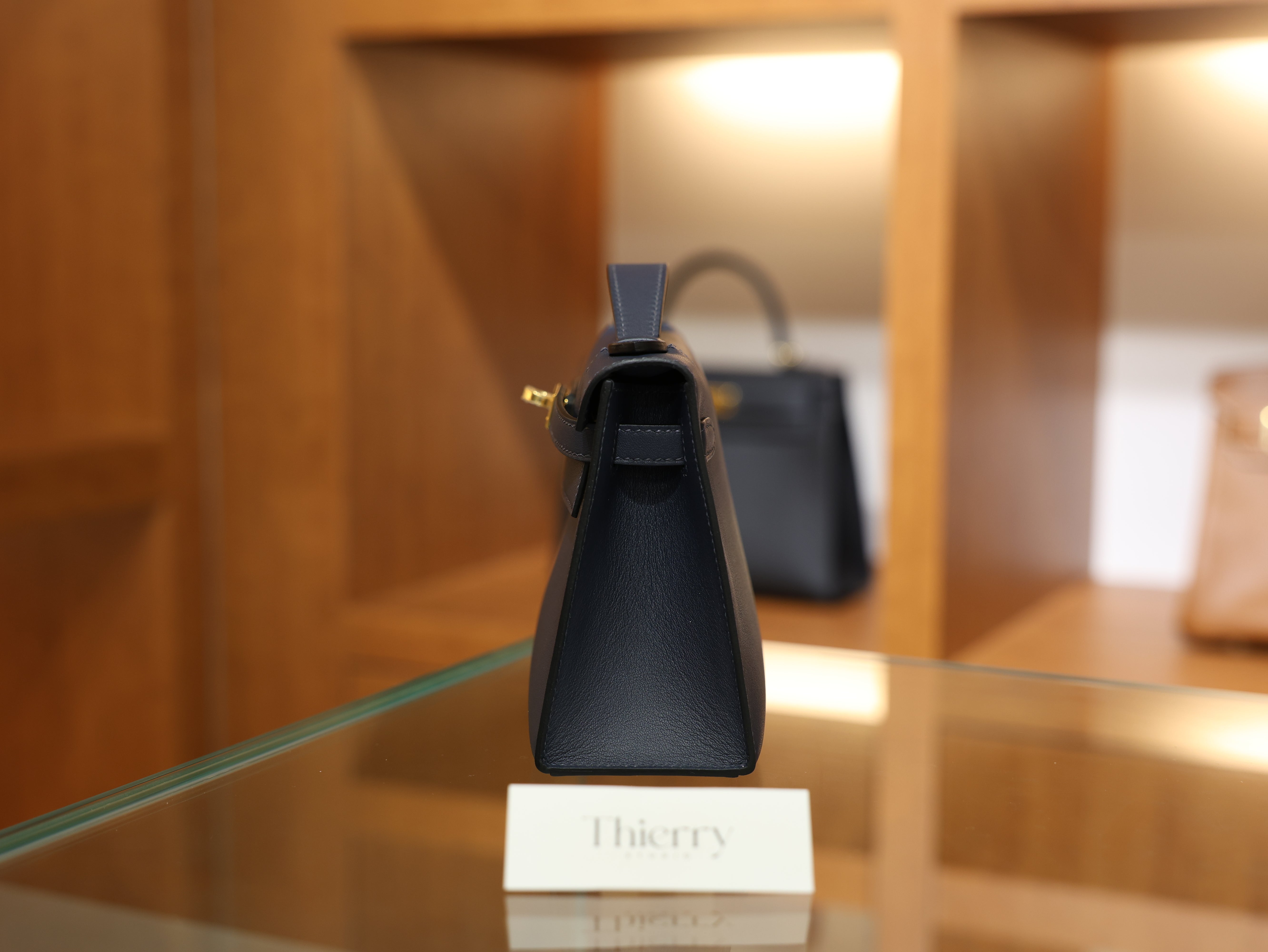 켈리 포쉐트 스위프트 블루뉘 금장