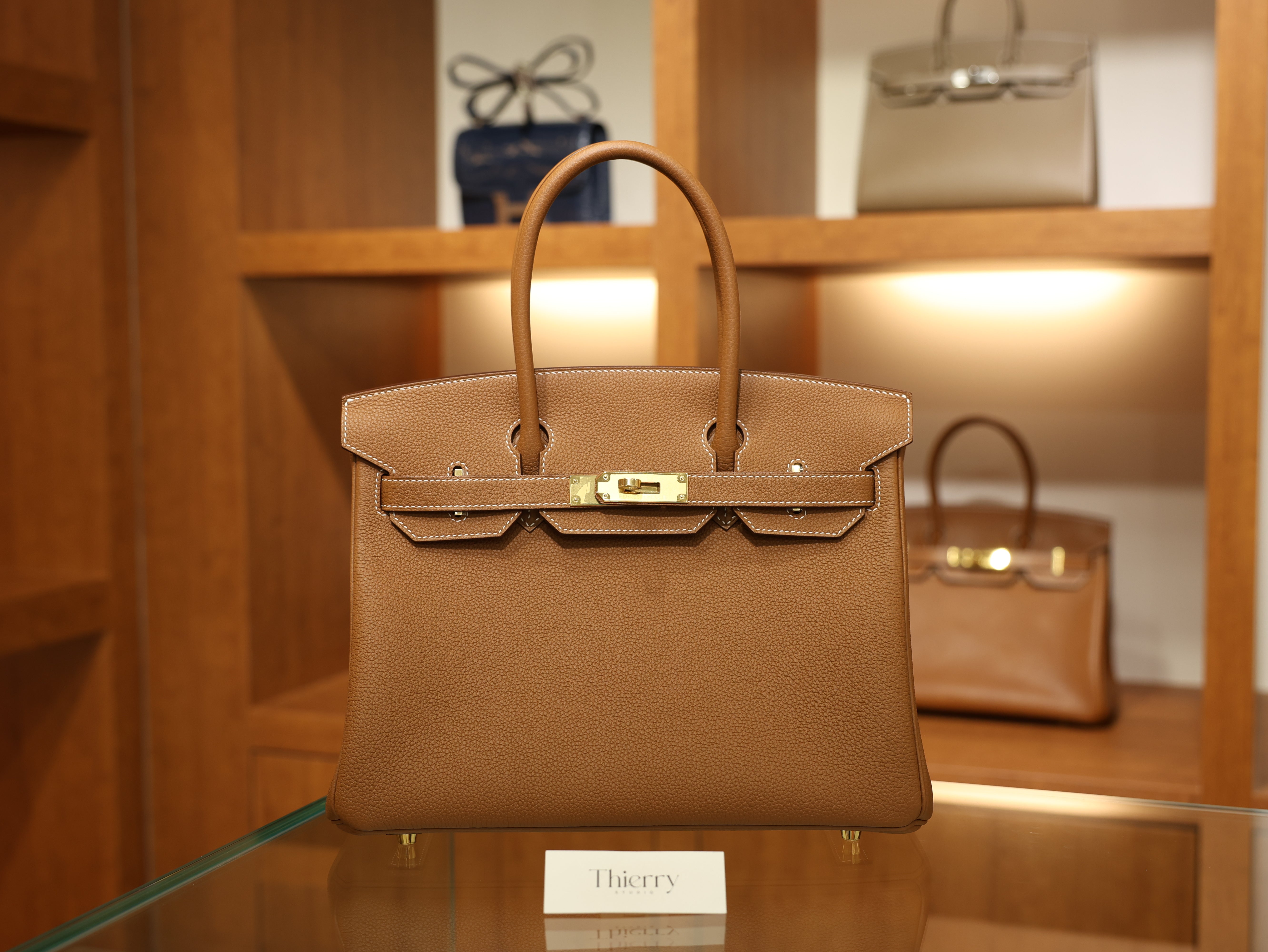 버킨 30 토고 골드 금장