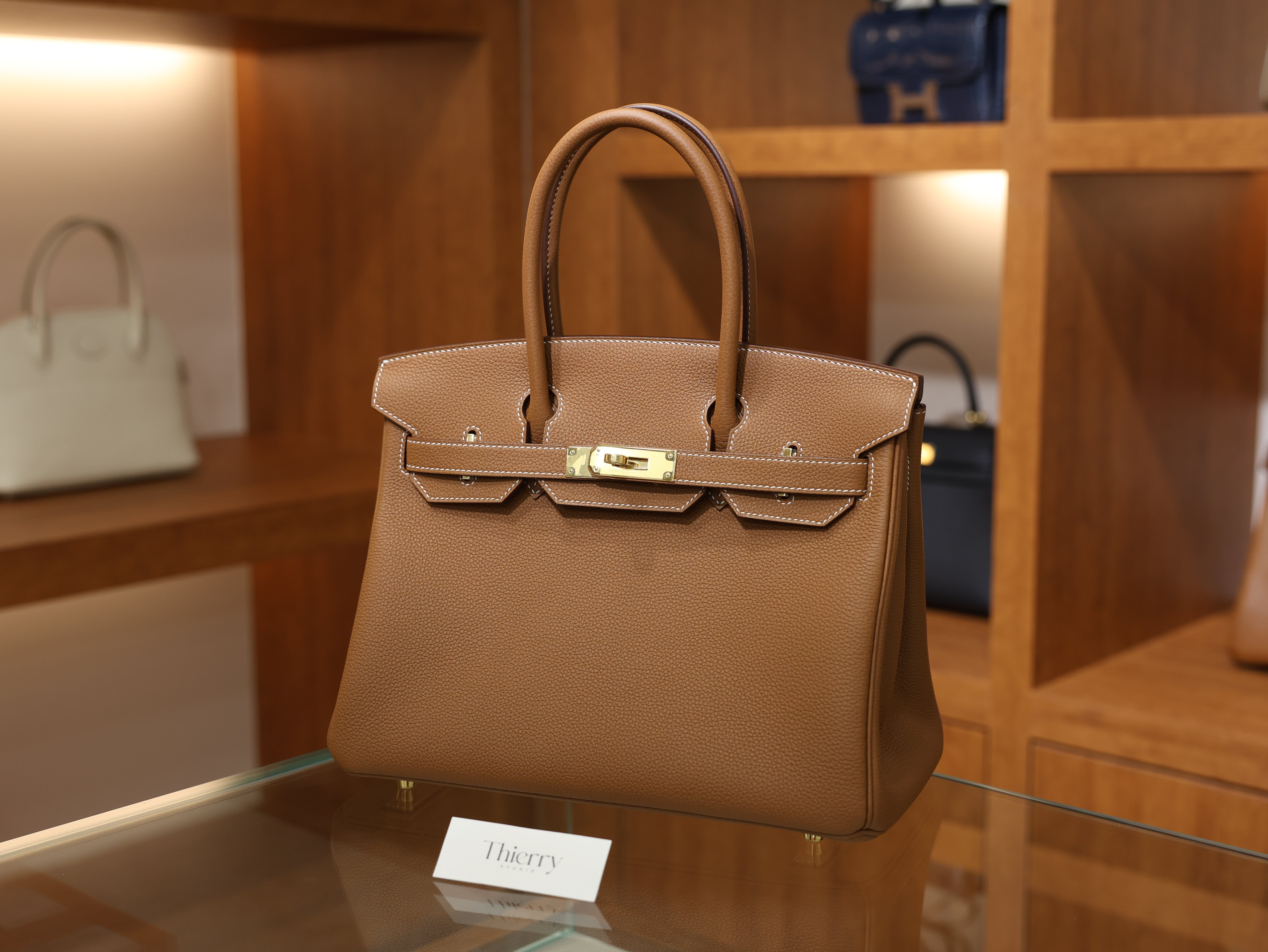 버킨 30 토고 골드 금장