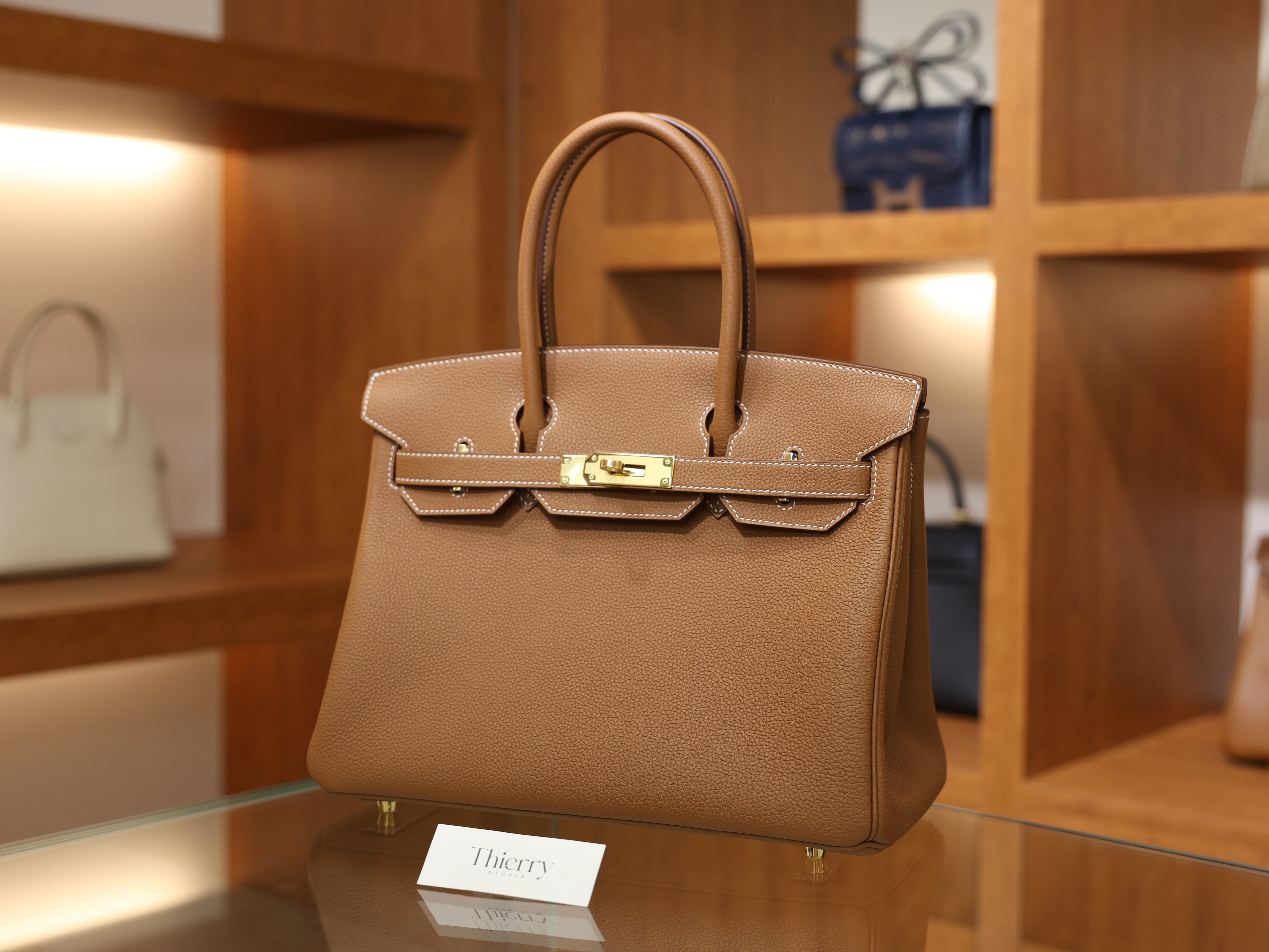 버킨 30 토고 골드 금장