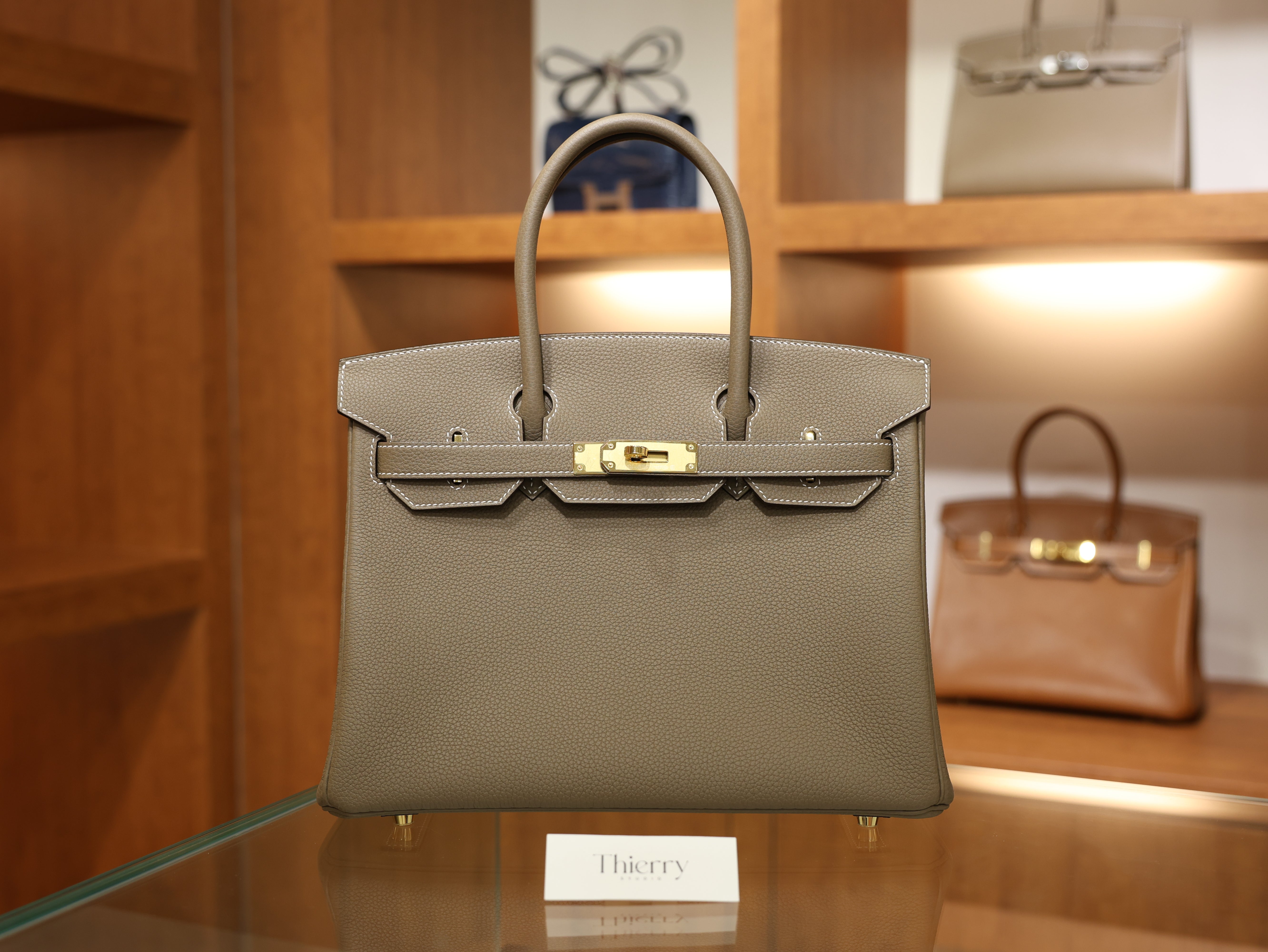 버킨 30 토고 에토프 금장