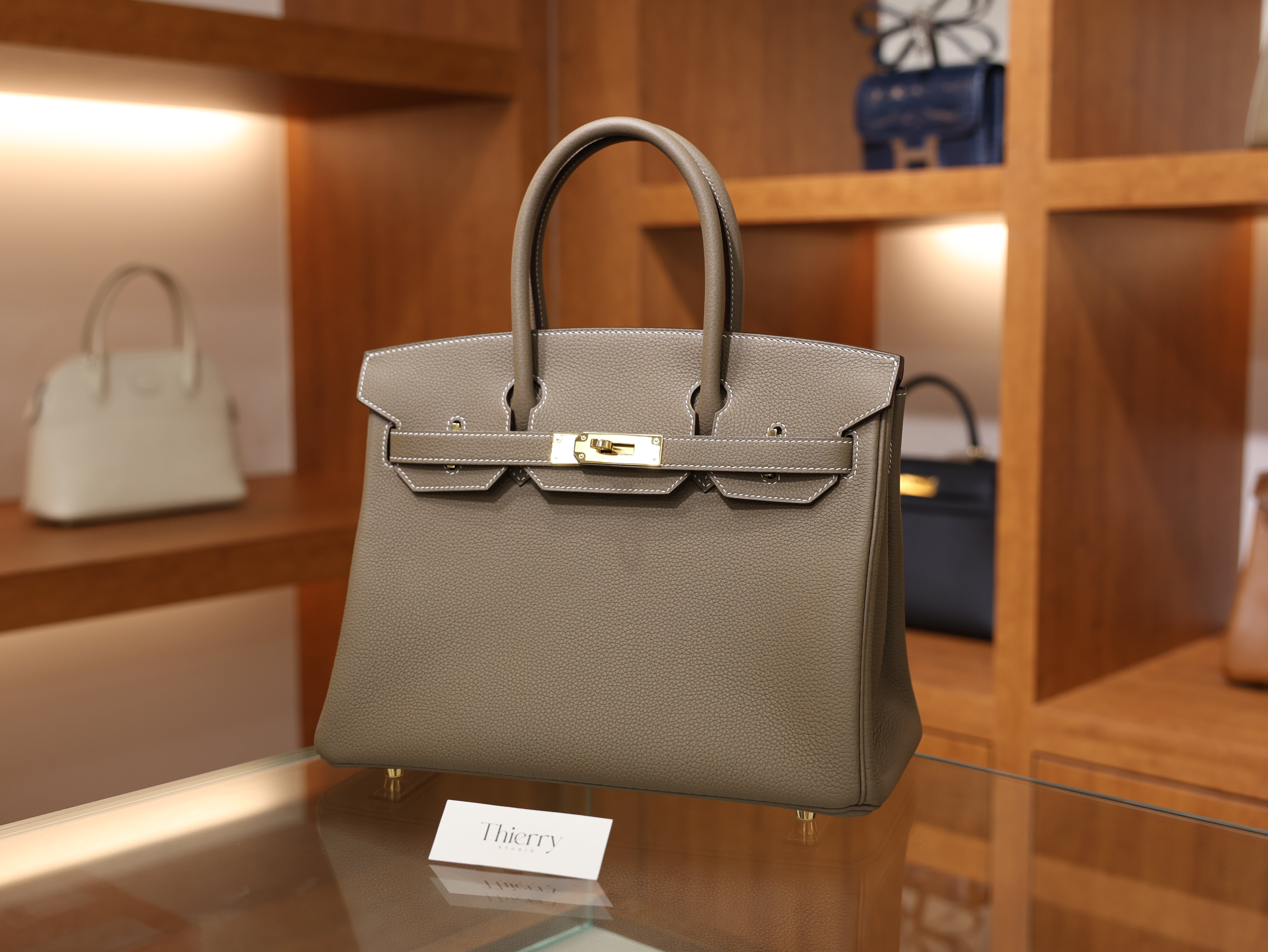 버킨 30 토고 에토프 금장