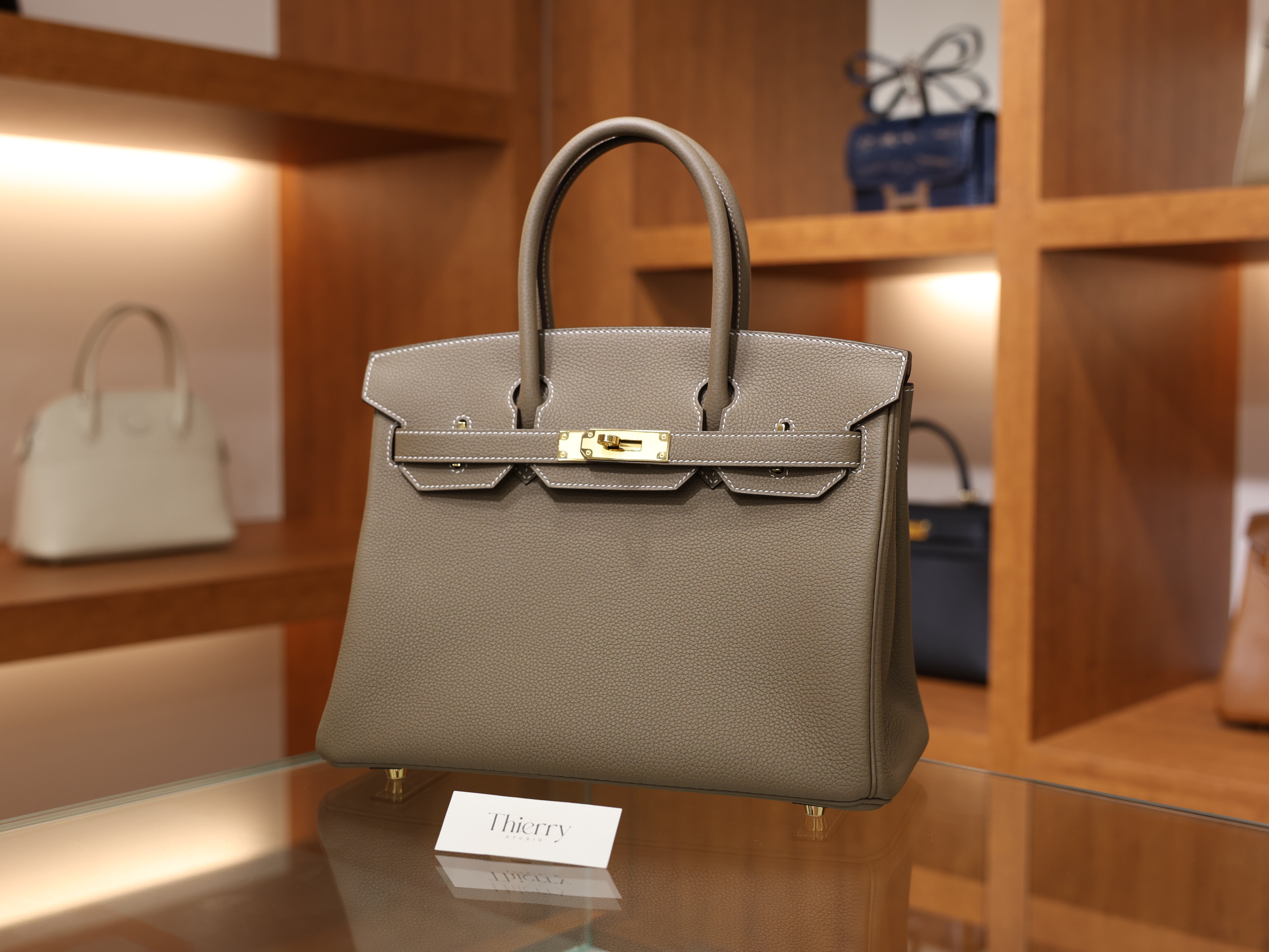 버킨 30 토고 에토프 금장