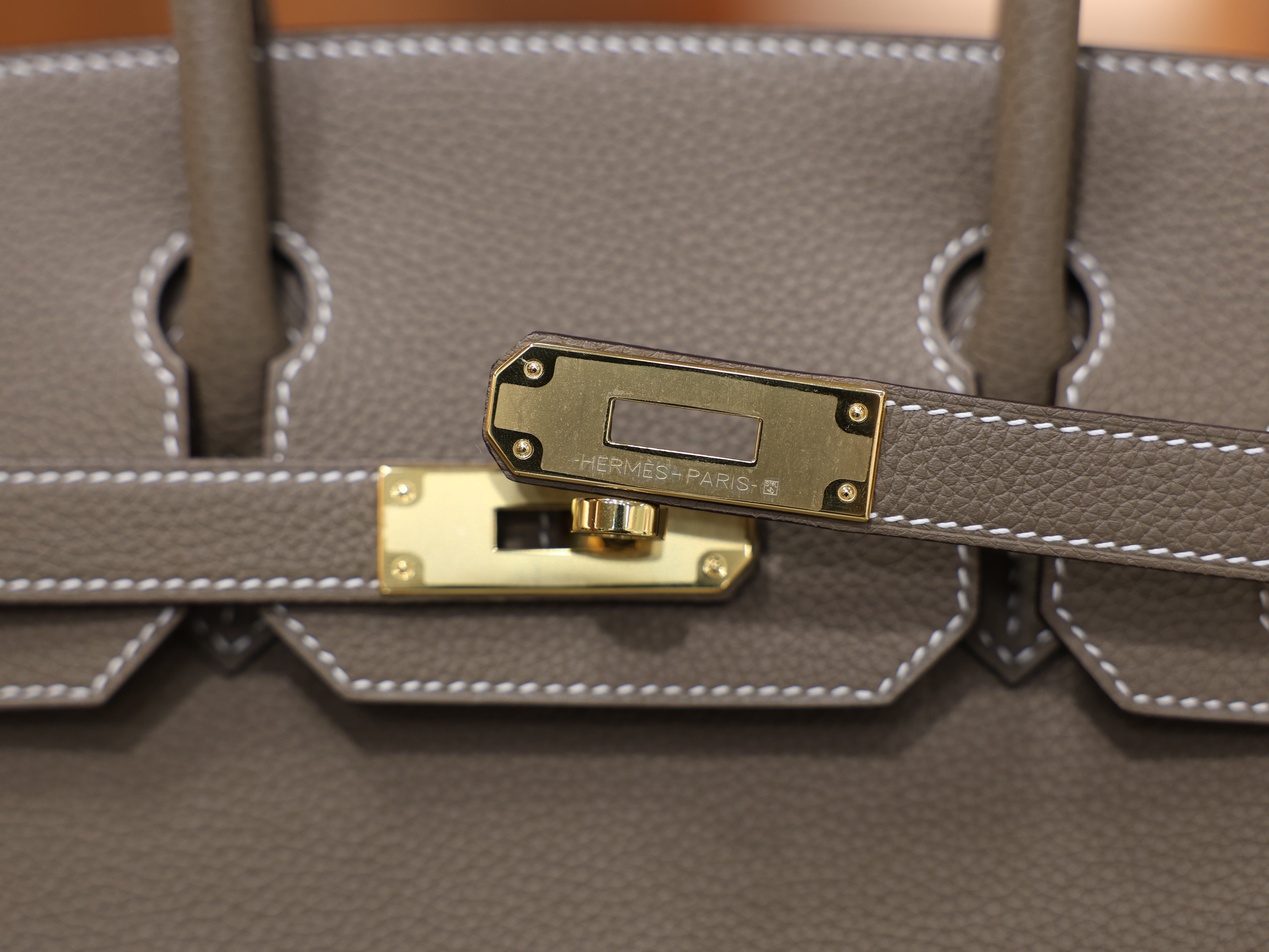 버킨 30 토고 에토프 금장